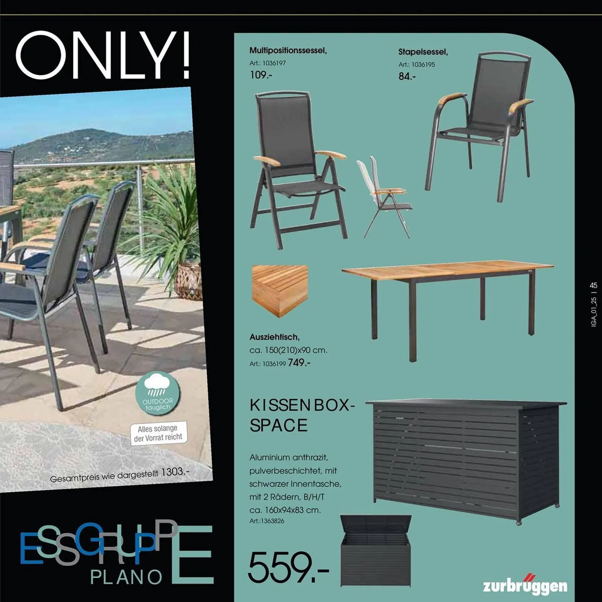 Zurbrüggen Prospekt von 14. Mai bis 31. August 2025 - Prospekt seite 45