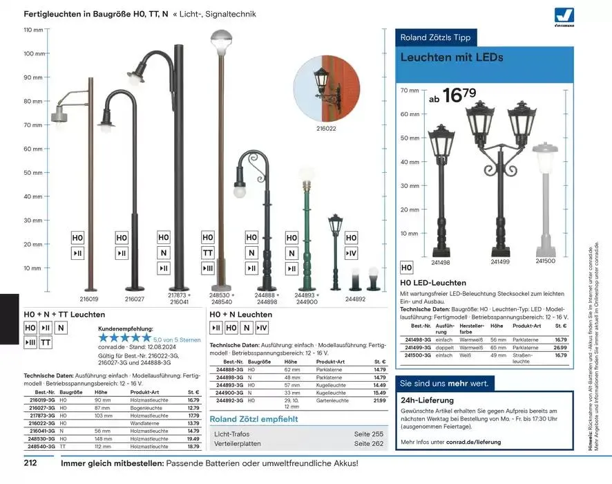 Modellbahn Katalog von 29. Oktober bis 31. Dezember 2025 - Prospekt seite 214