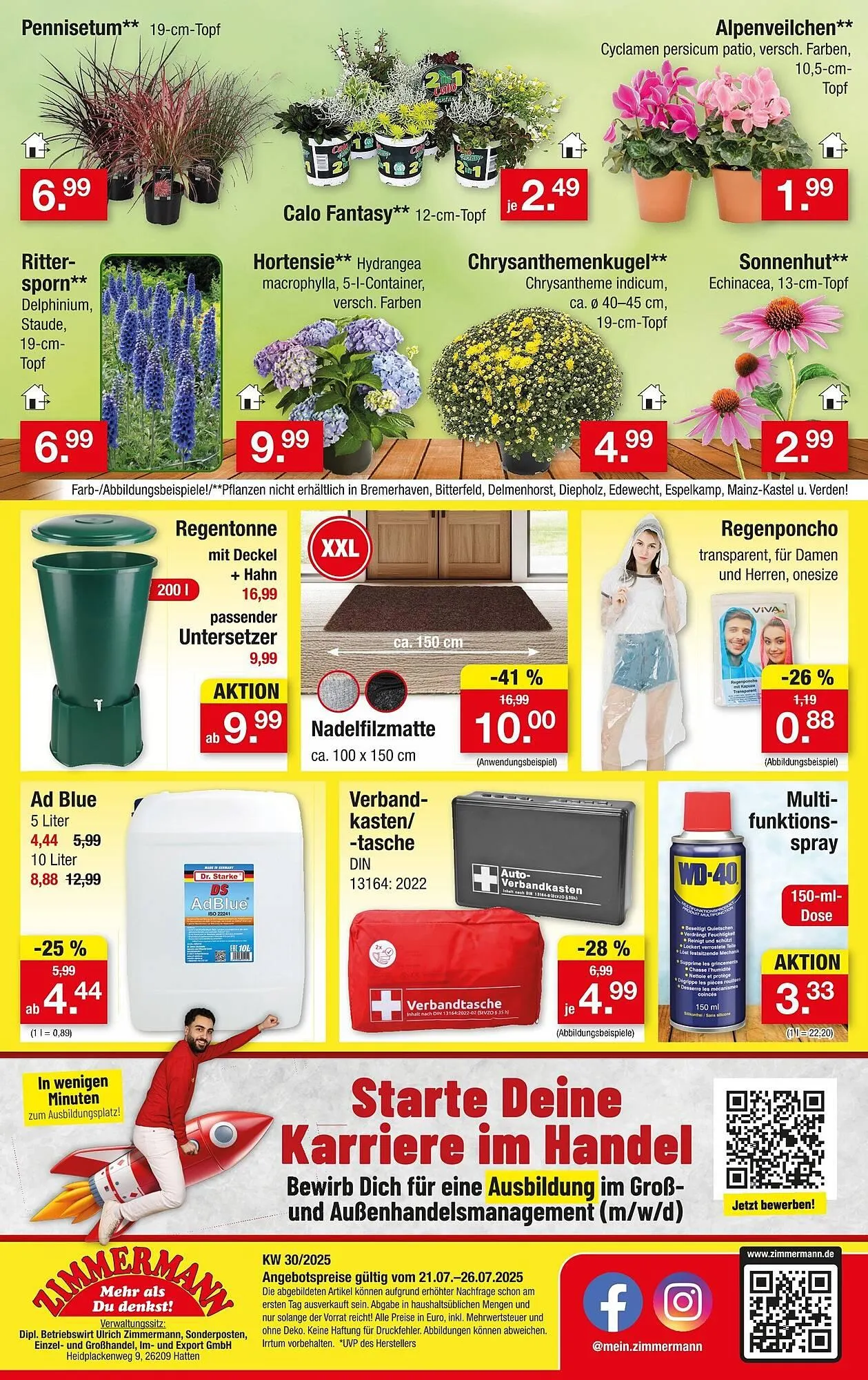 Zimmermann Prospekt von 21. Juli bis 26. Juli 2025 - Prospekt seite 10
