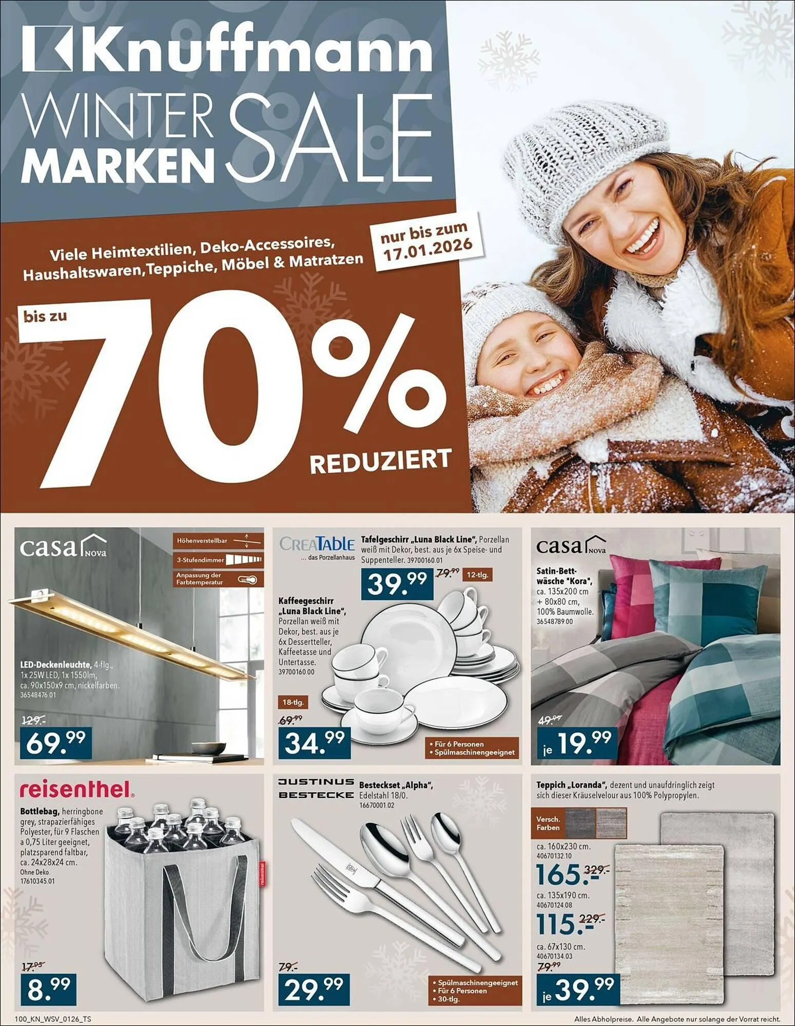 Franz Knuffmann Prospekt von 23. Dezember bis 17. Januar 2026 - Prospekt seite 1