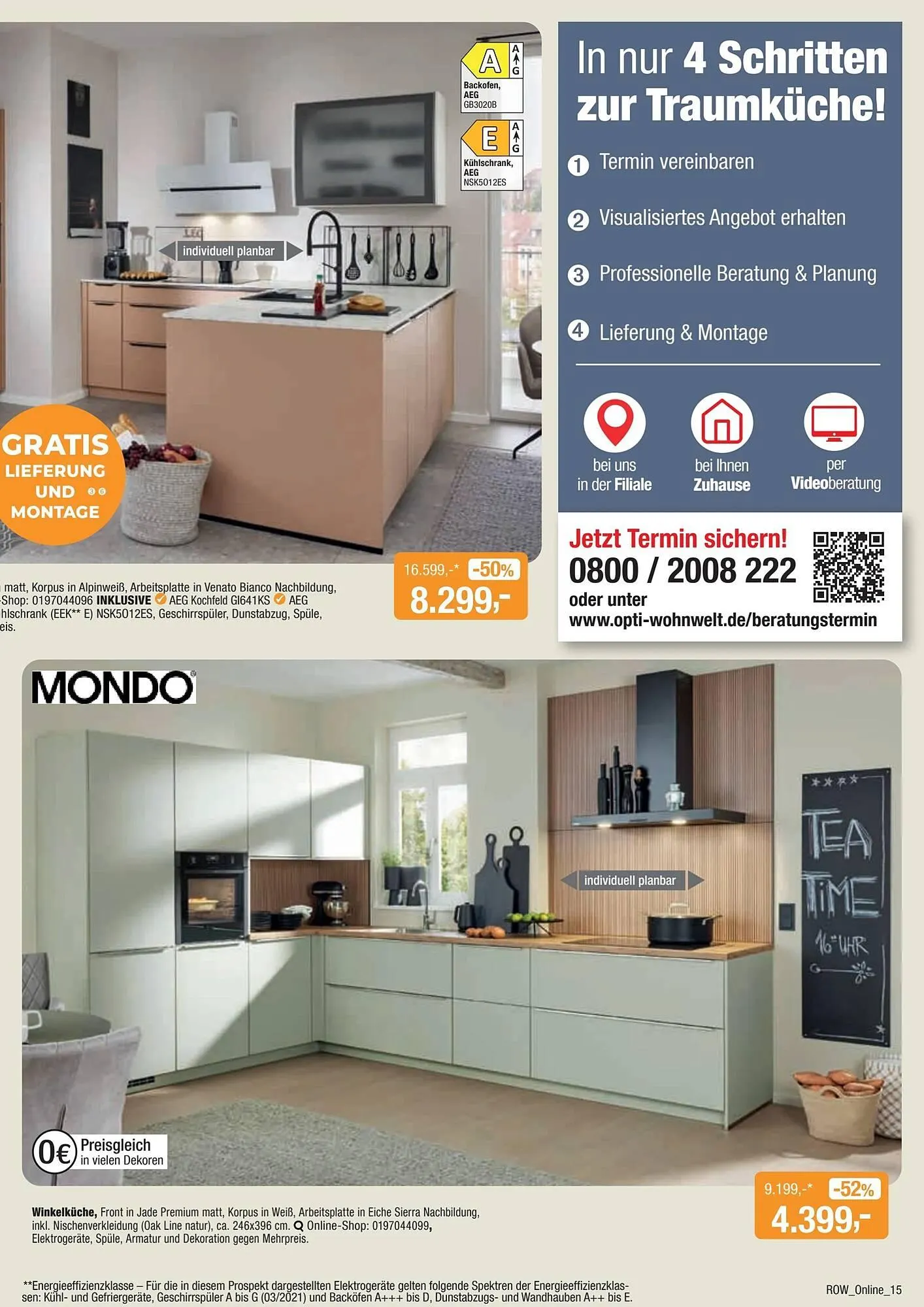 Opti Wohnwelt Prospekt von 9. Dezember bis 19. Dezember 2026 - Prospekt seite 15