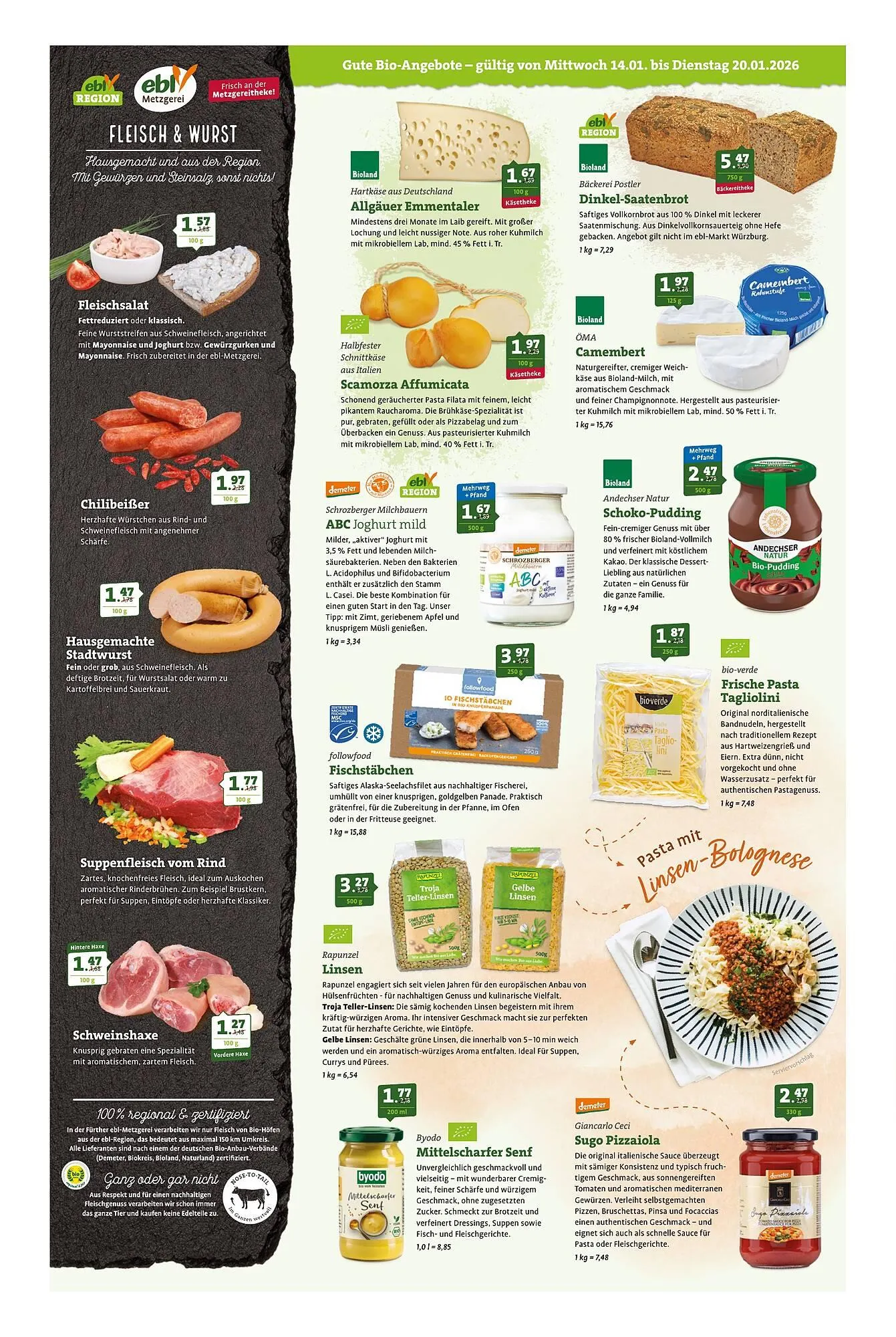 Ebl Naturkost Prospekt von 14. Januar bis 20. Januar 2026 - Prospekt seite 2