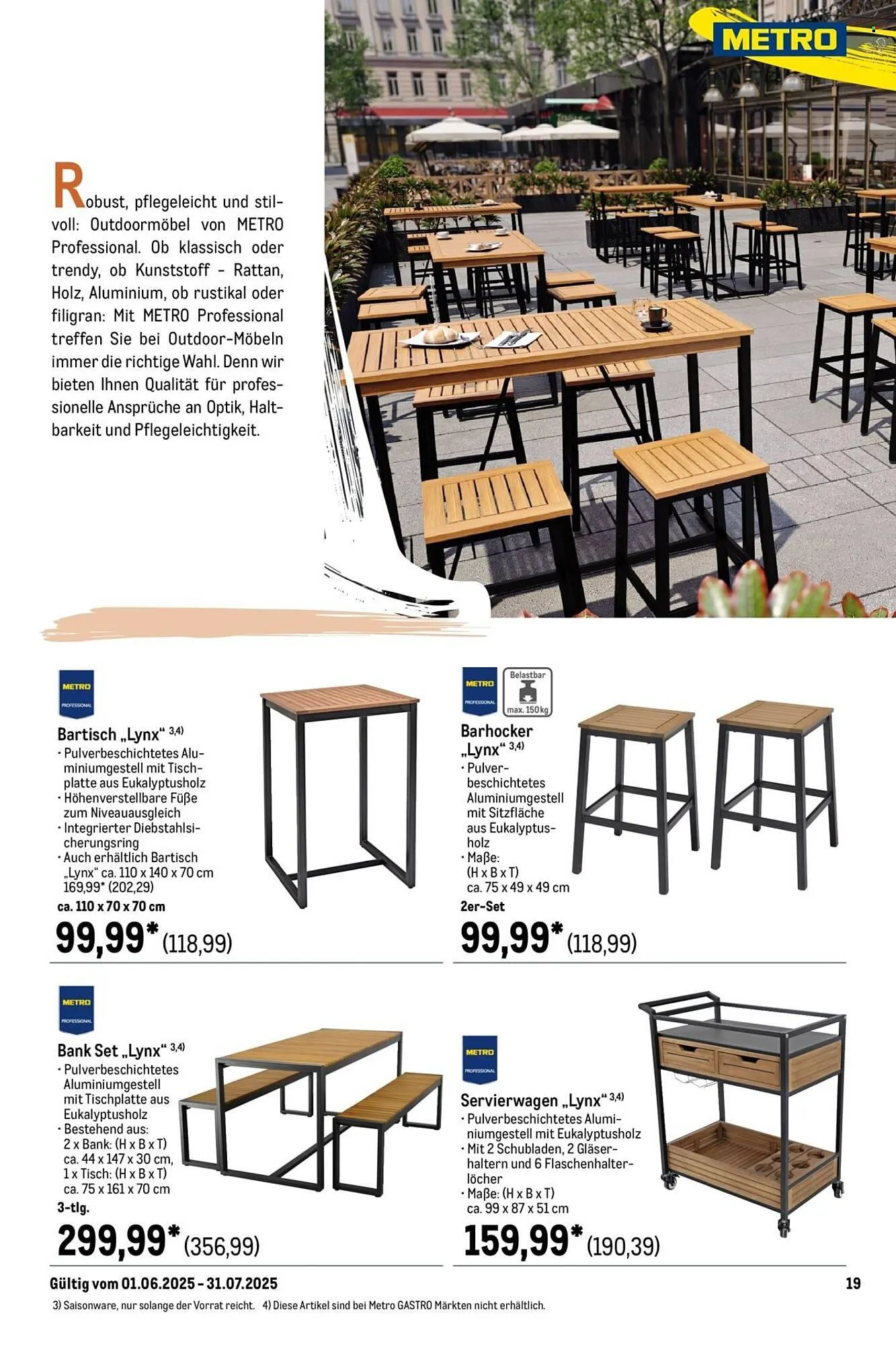 METRO Prospekt von 1. Juni bis 31. Juli 2025 - Prospekt seite 19