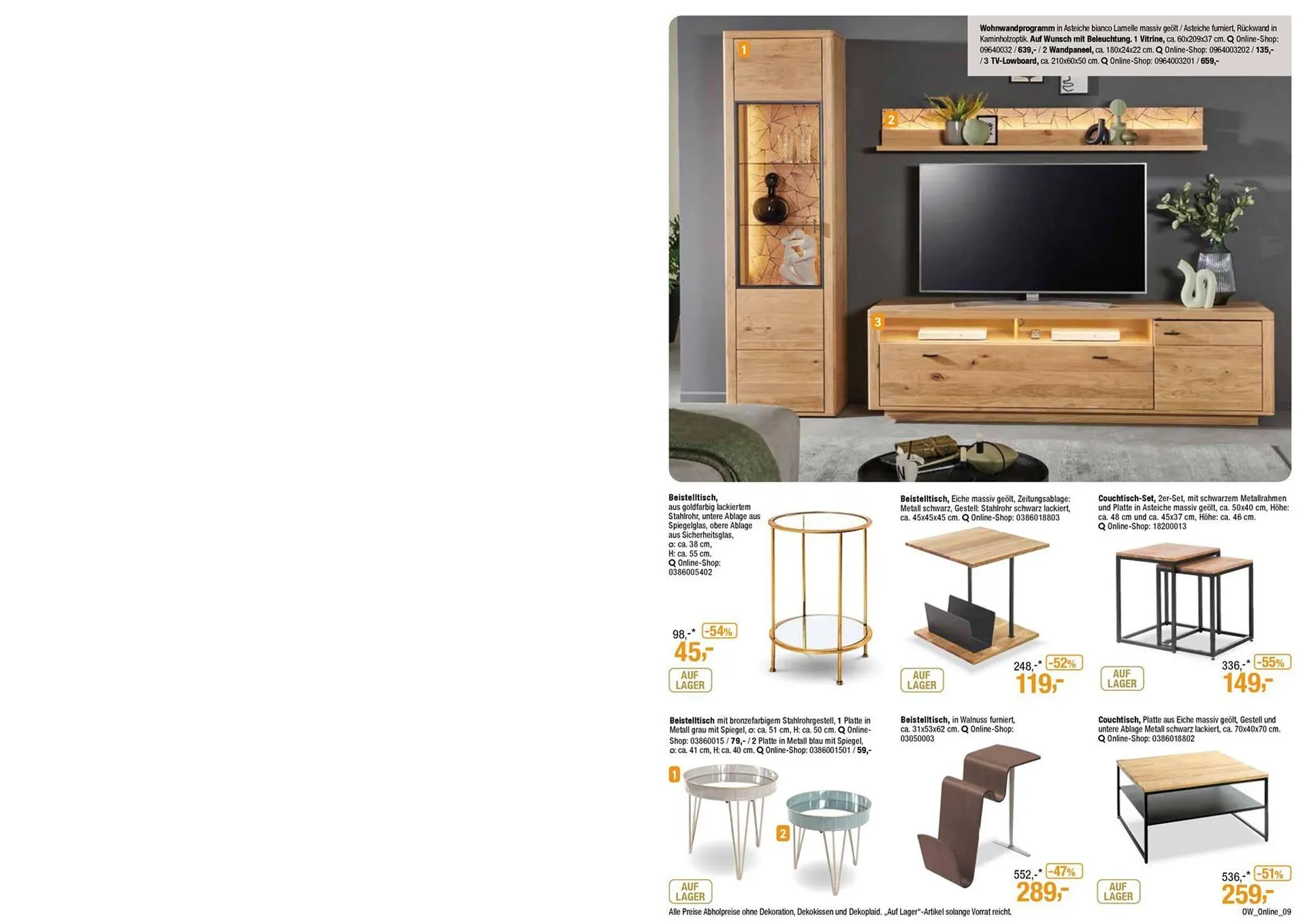 Opti Wohnwelt Prospekt von 13. Juli bis 24. Juli 2025 - Prospekt seite 9