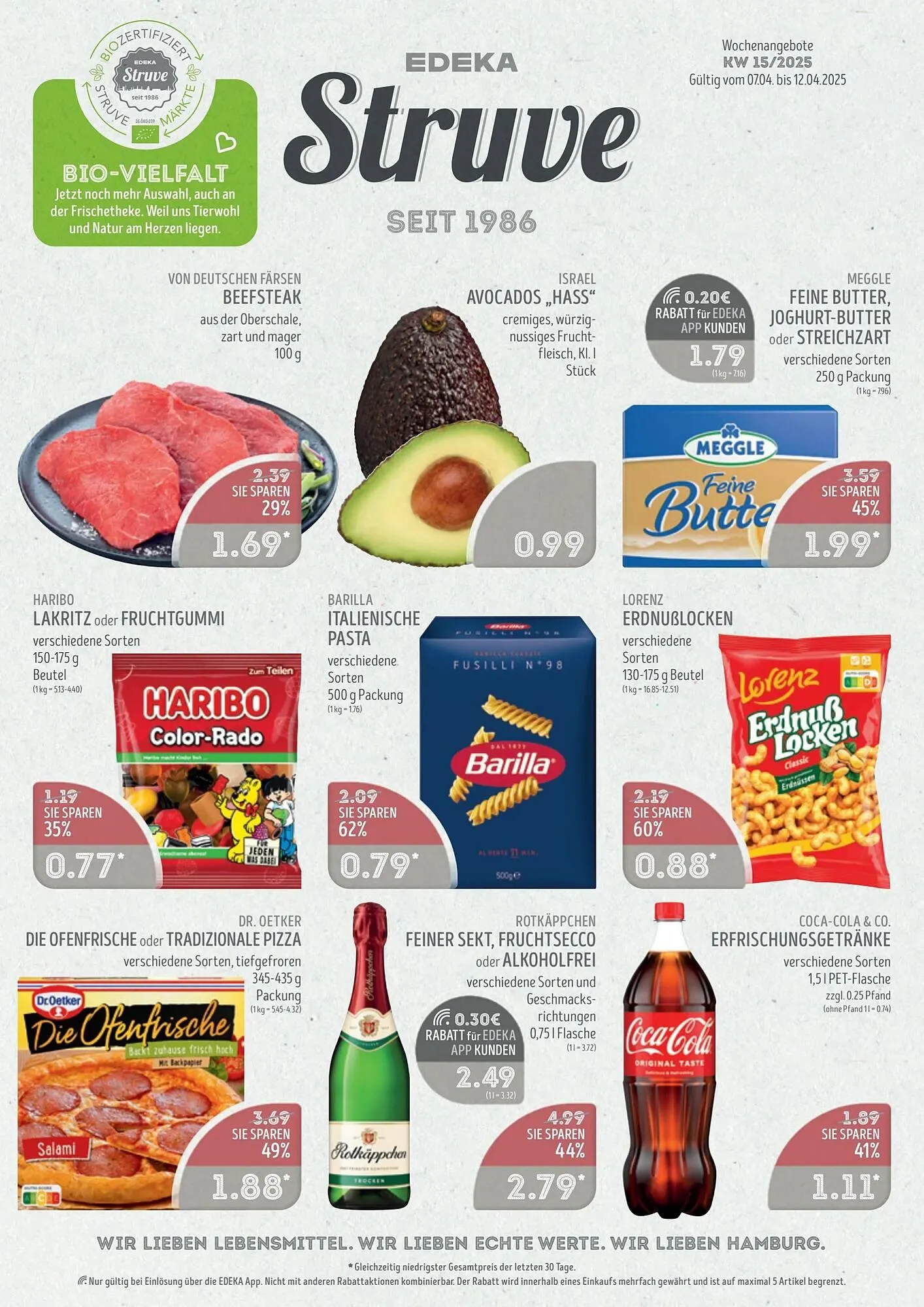 Edeka Struve Prospekt von 7. April bis 13. April 2025 - Prospekt seite 1