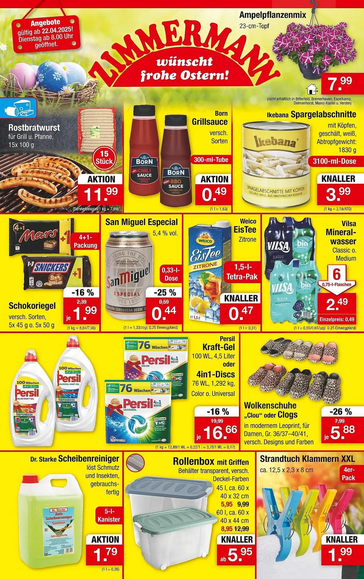 Zimmermann Prospekt von 22. April bis 27. April 2025 - Prospekt seite 1