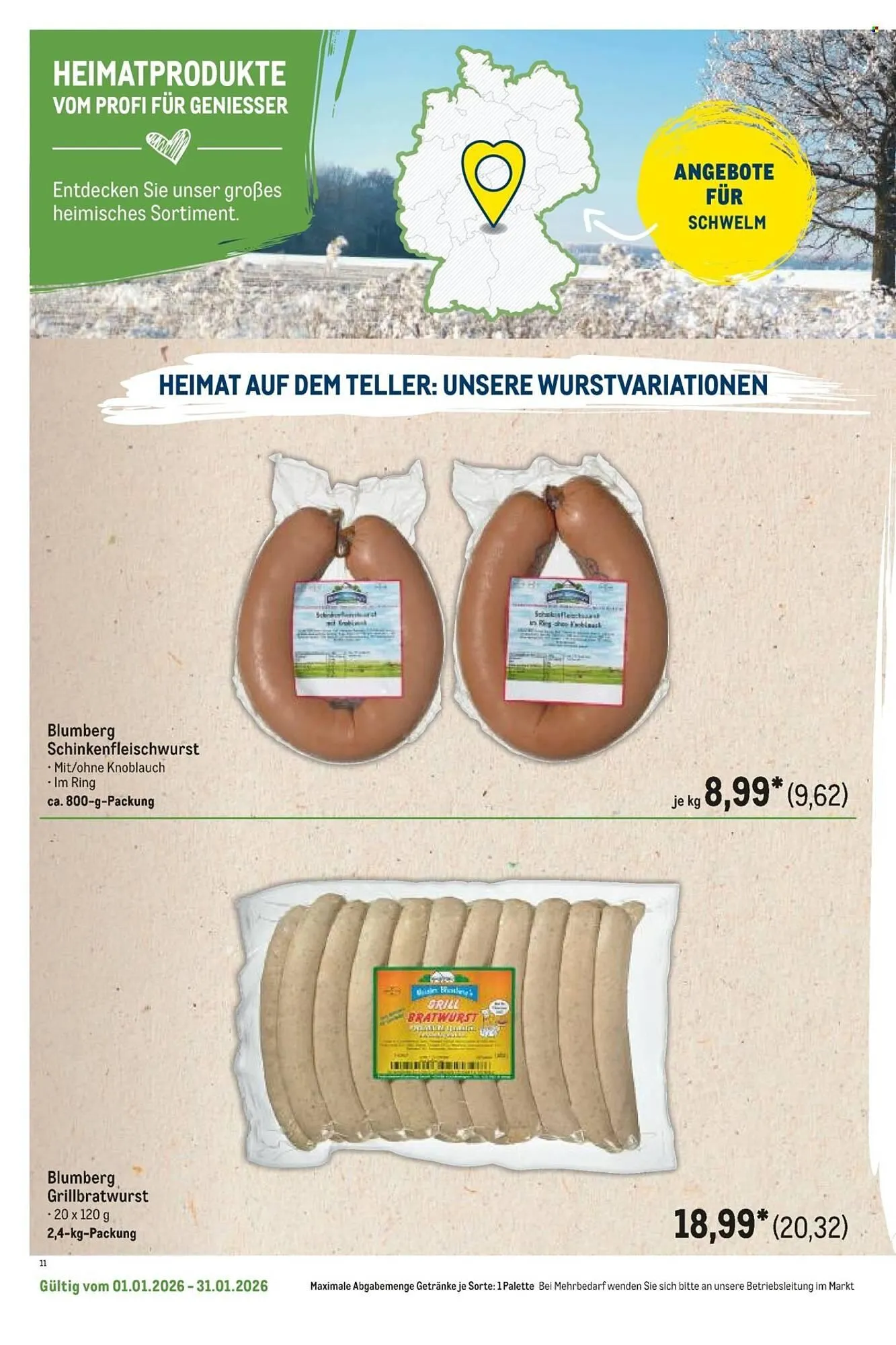 METRO Prospekt von 1. Januar bis 31. Januar 2026 - Prospekt seite 22