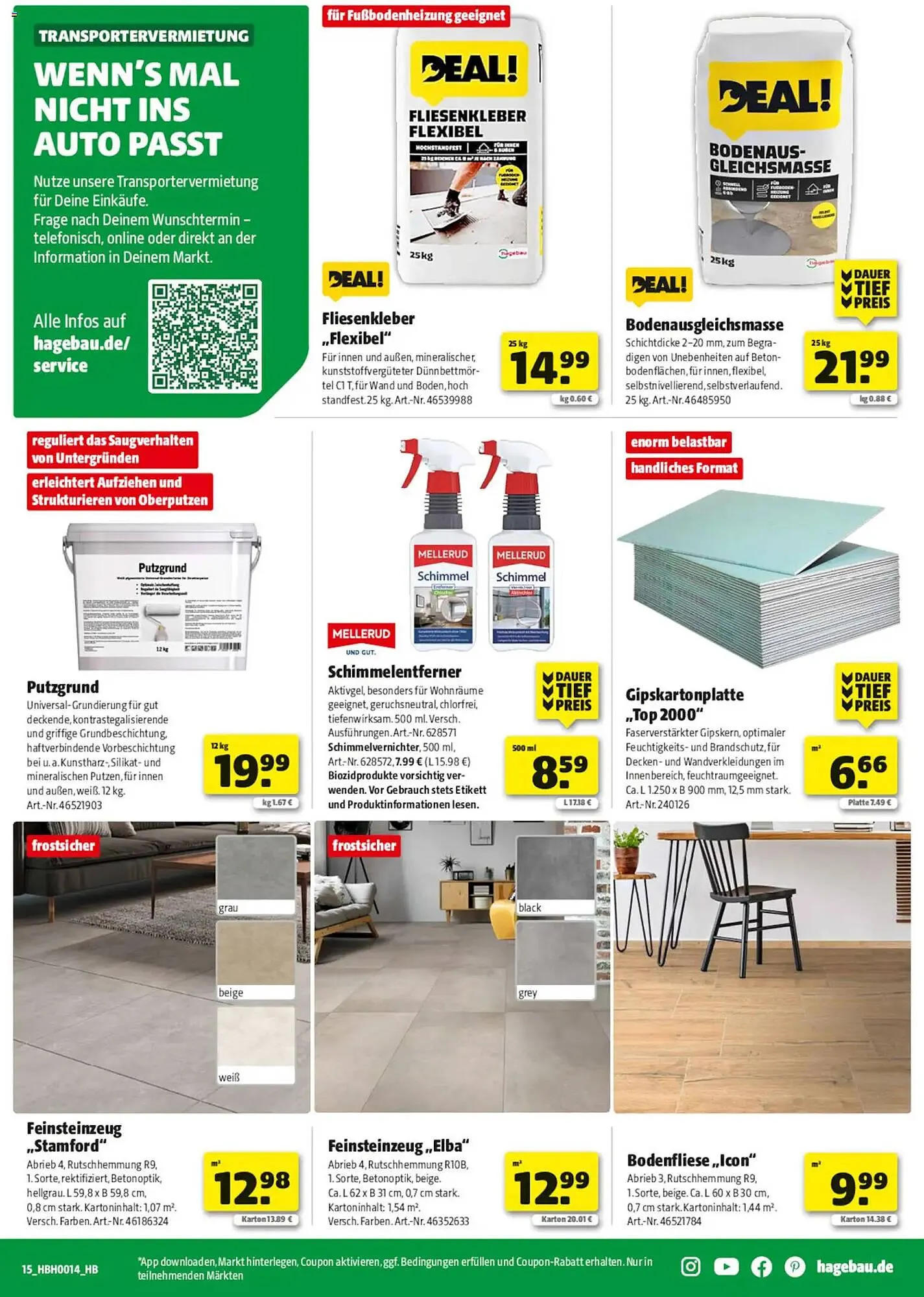 Hagebau Prospekt von 28. März bis 4. April 2026 - Prospekt seite 15
