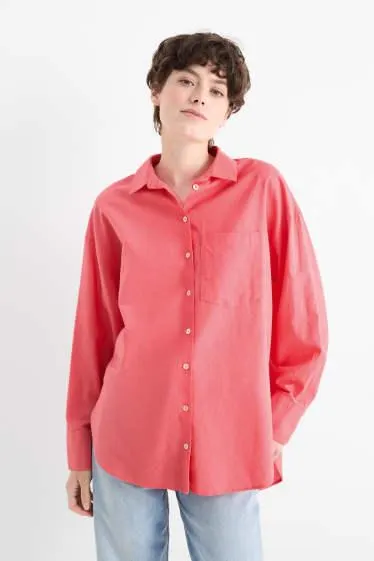 Blouse - linen blend