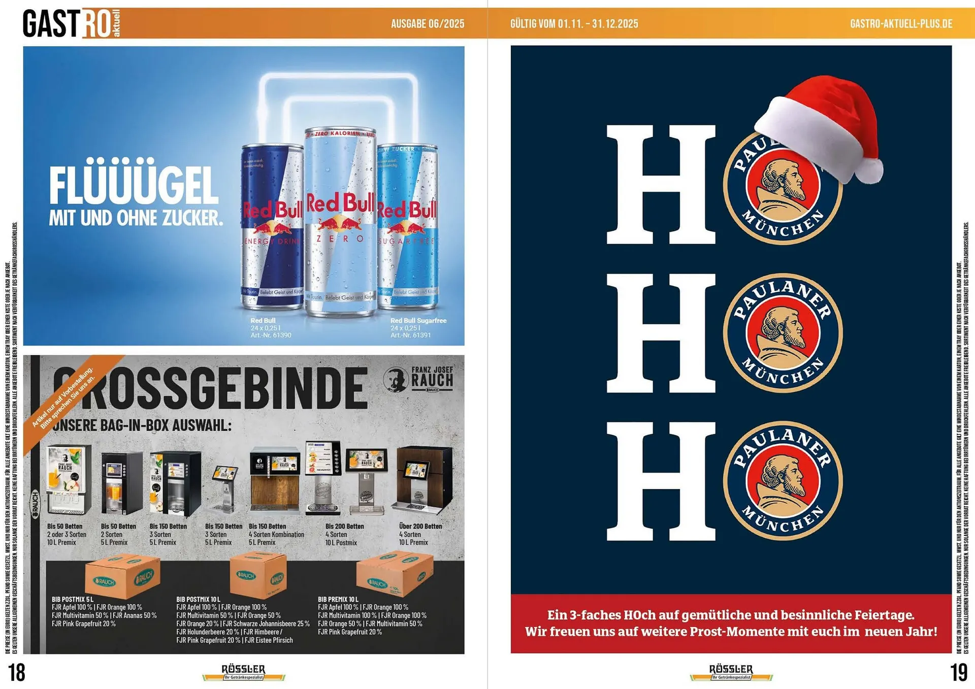Getränke Rössler Prospekt von 1. November bis 30. November 2025 - Prospekt seite 10