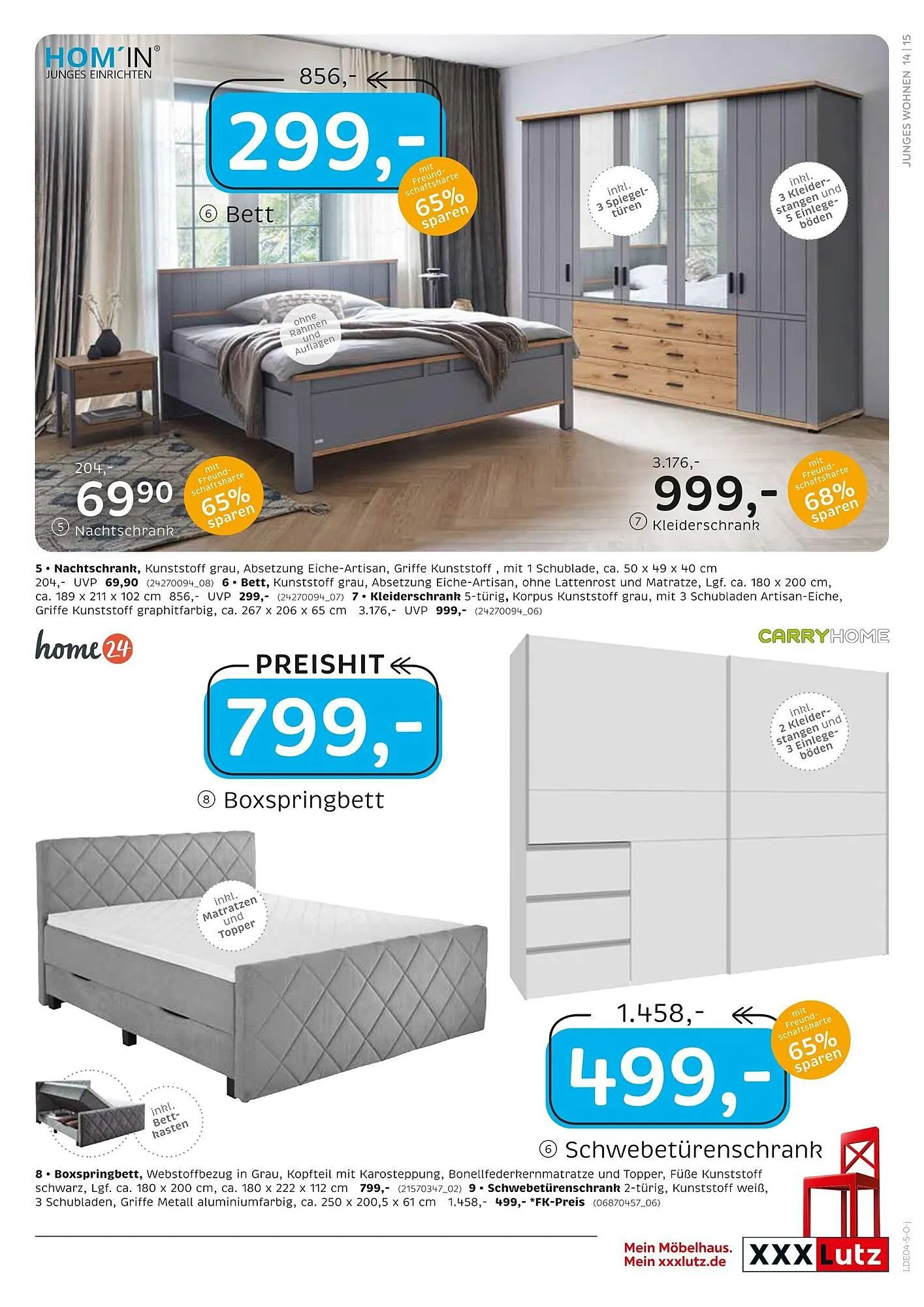 XXXLutz Prospekt von 31. März bis 20. April 2025 - Prospekt seite 15