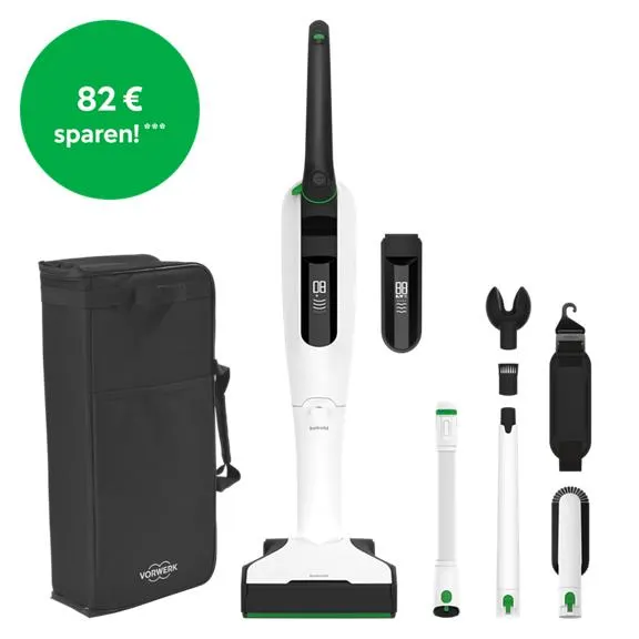 VK7 Akku-Staubsauger – DER Staubsauger für mehr Fläche