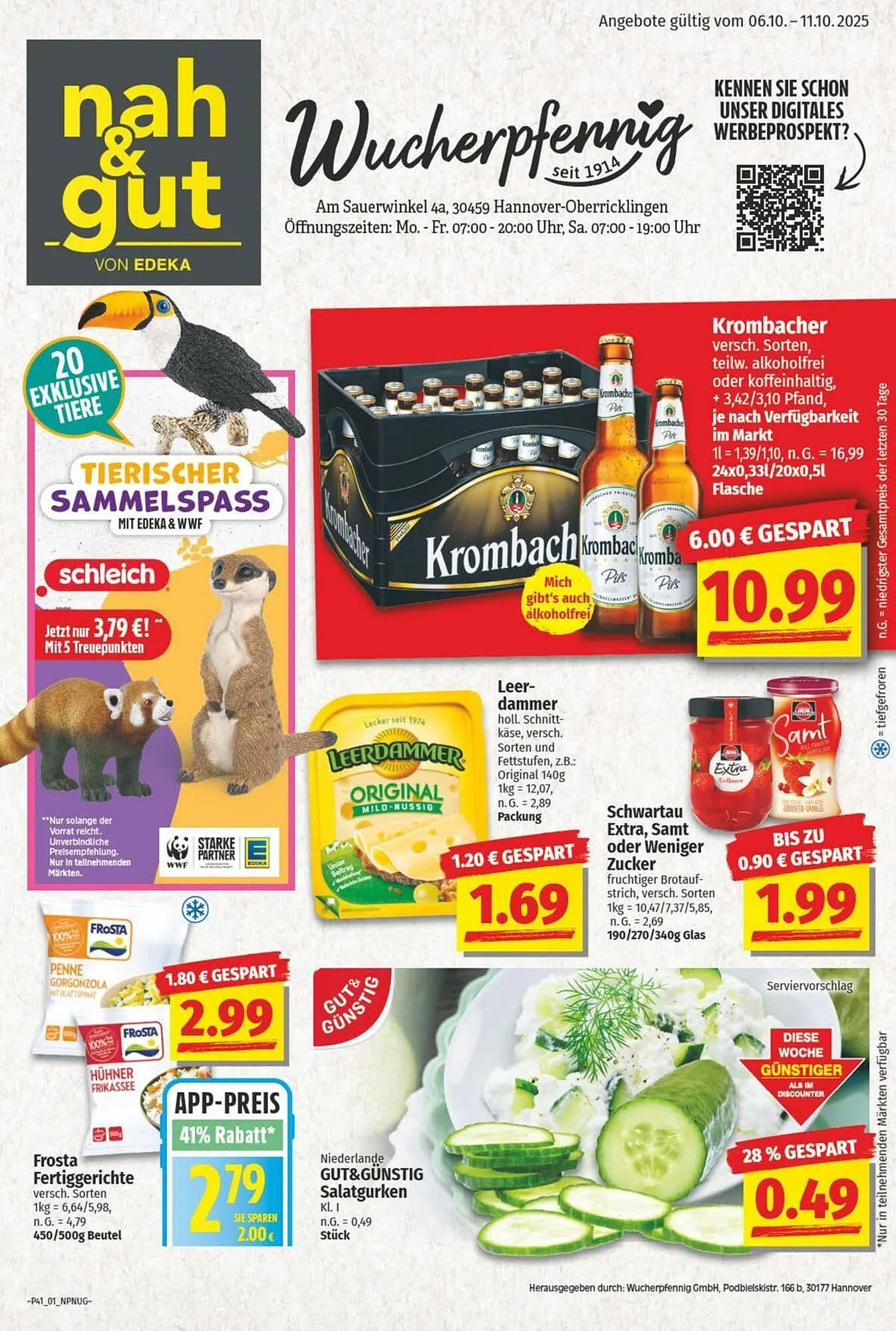 Nah & gut Prospekt von 4. Oktober bis 11. Oktober 2025 - Prospekt seite 1