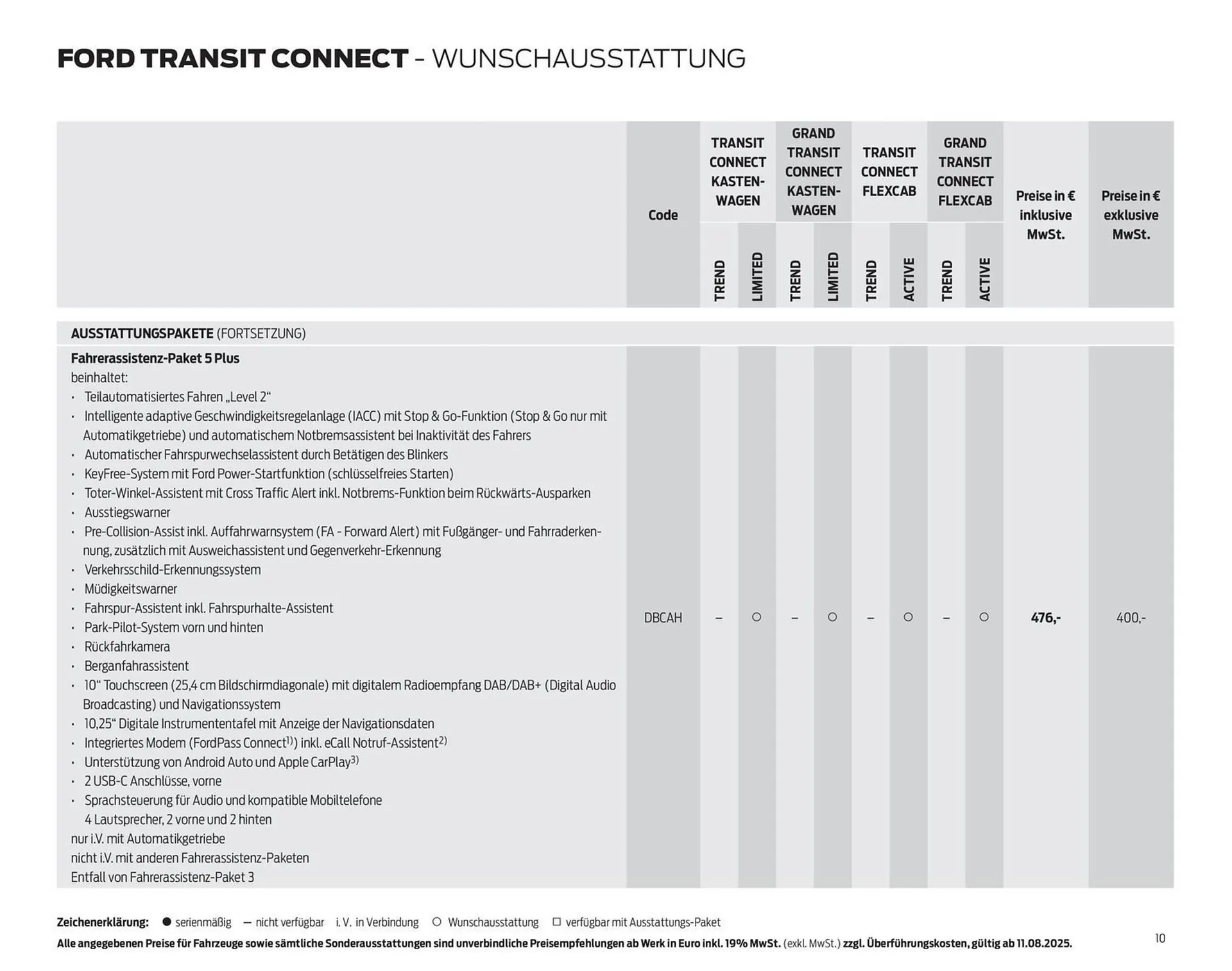 Ford Prospekt von 15. Oktober bis 29. Oktober 2025 - Prospekt seite 10