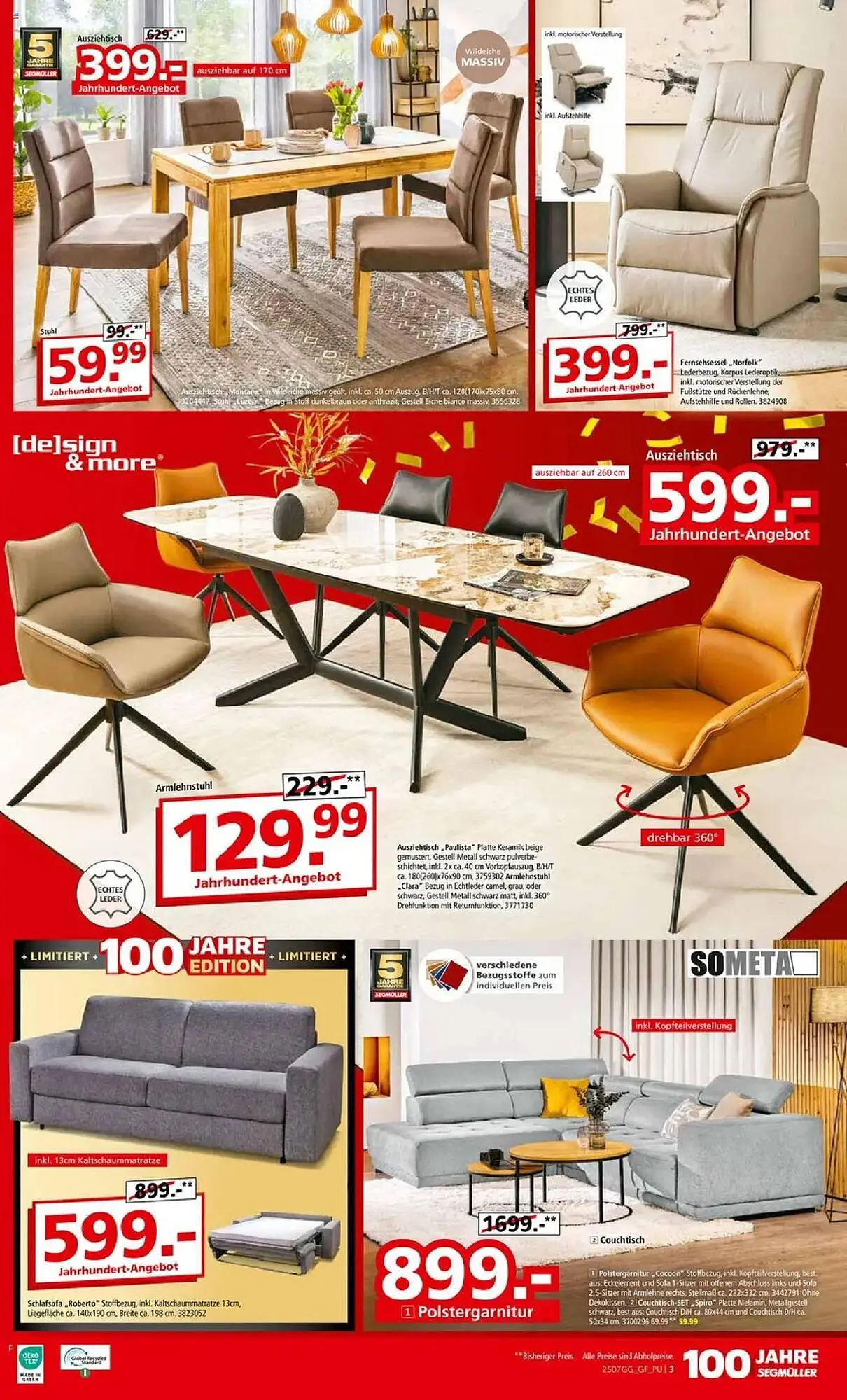 Segmüller Prospekt von 20. Juli bis 26. Juli 2025 - Prospekt seite 3