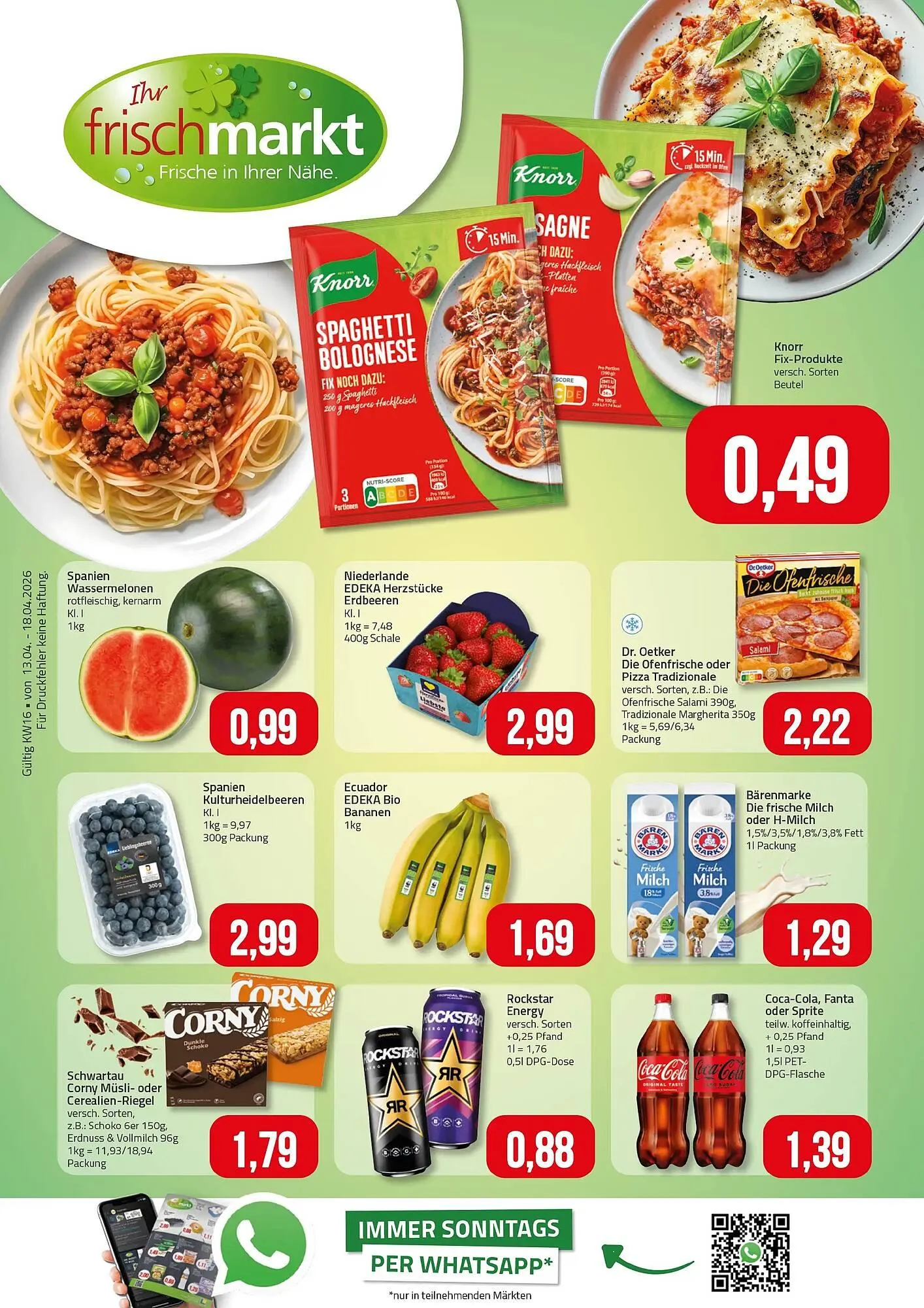 Ihr Frischmarkt Prospekt - 1