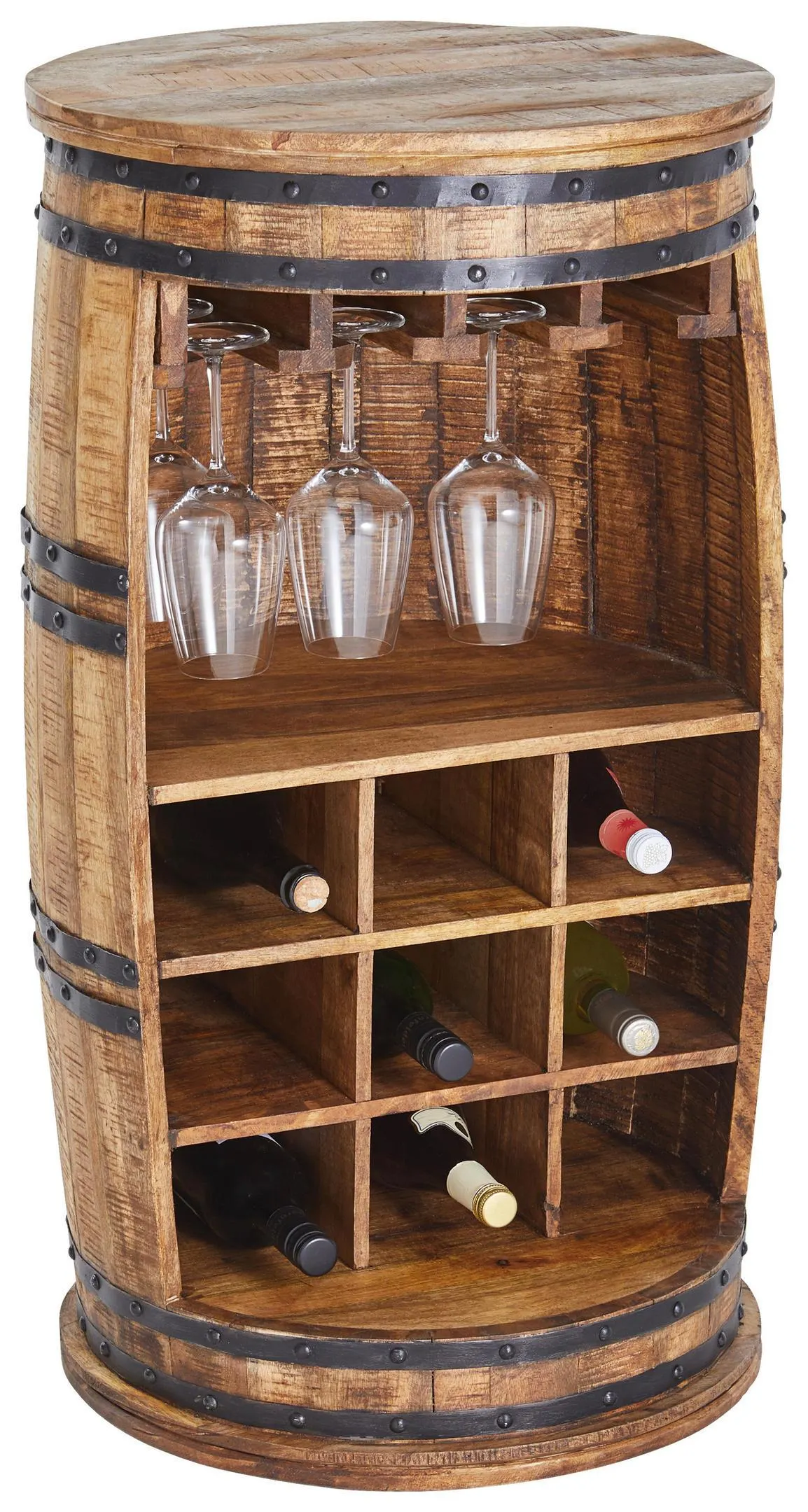 Mangoholz massiv Naturfarben