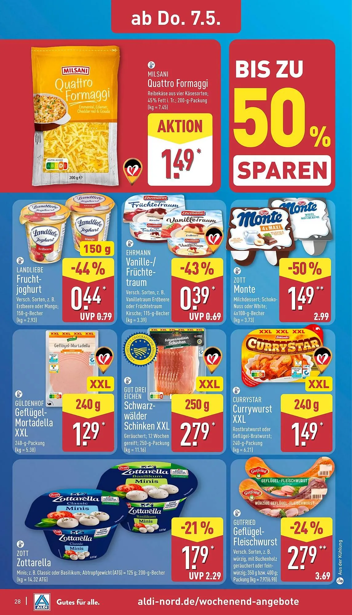 Aldi Nord Prospekt von 4. Mai bis 9. Mai 2026 - Prospekt seite 28