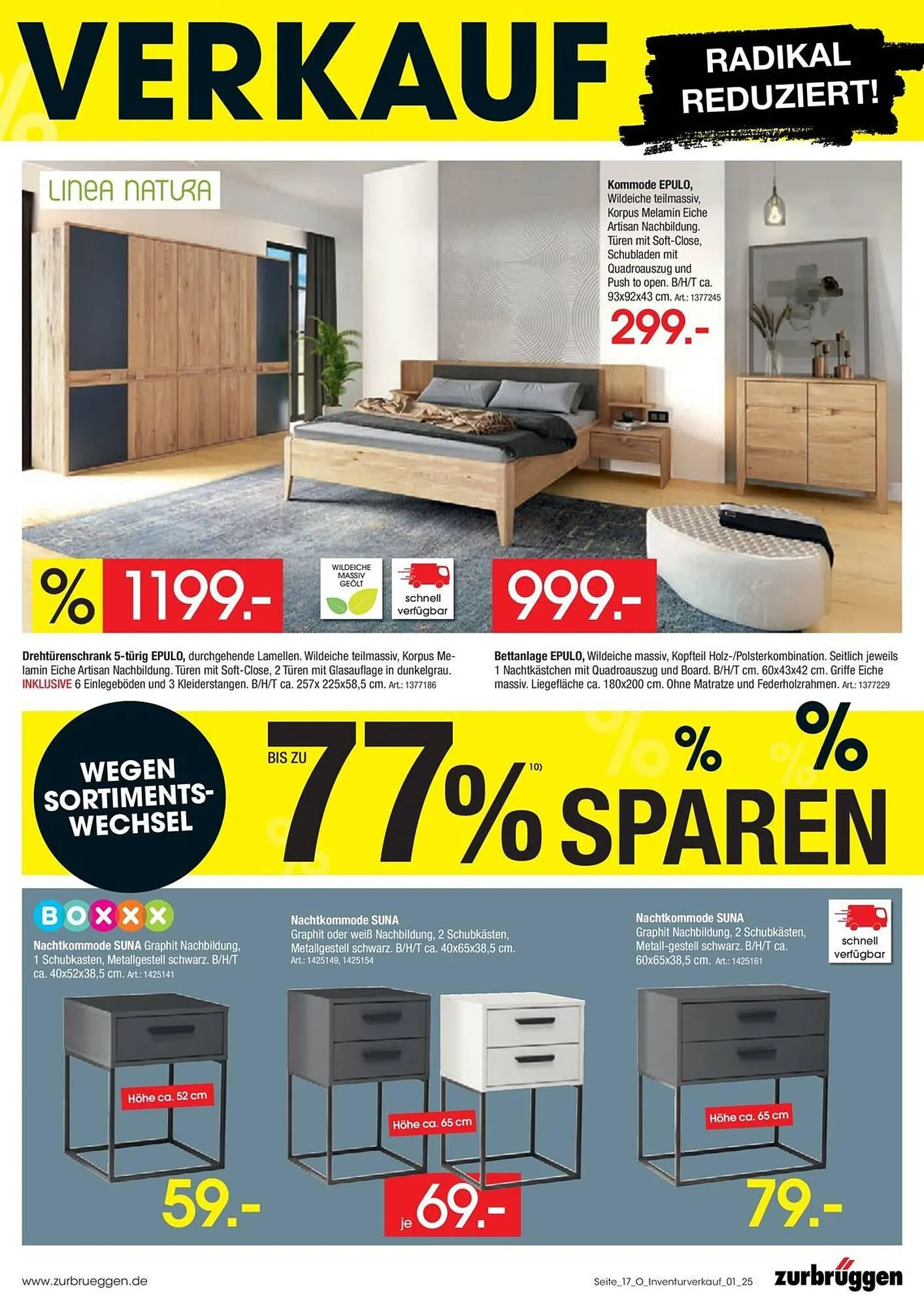 Zurbrüggen Prospekt von 31. Mai bis 6. Juni 2025 - Prospekt seite 17