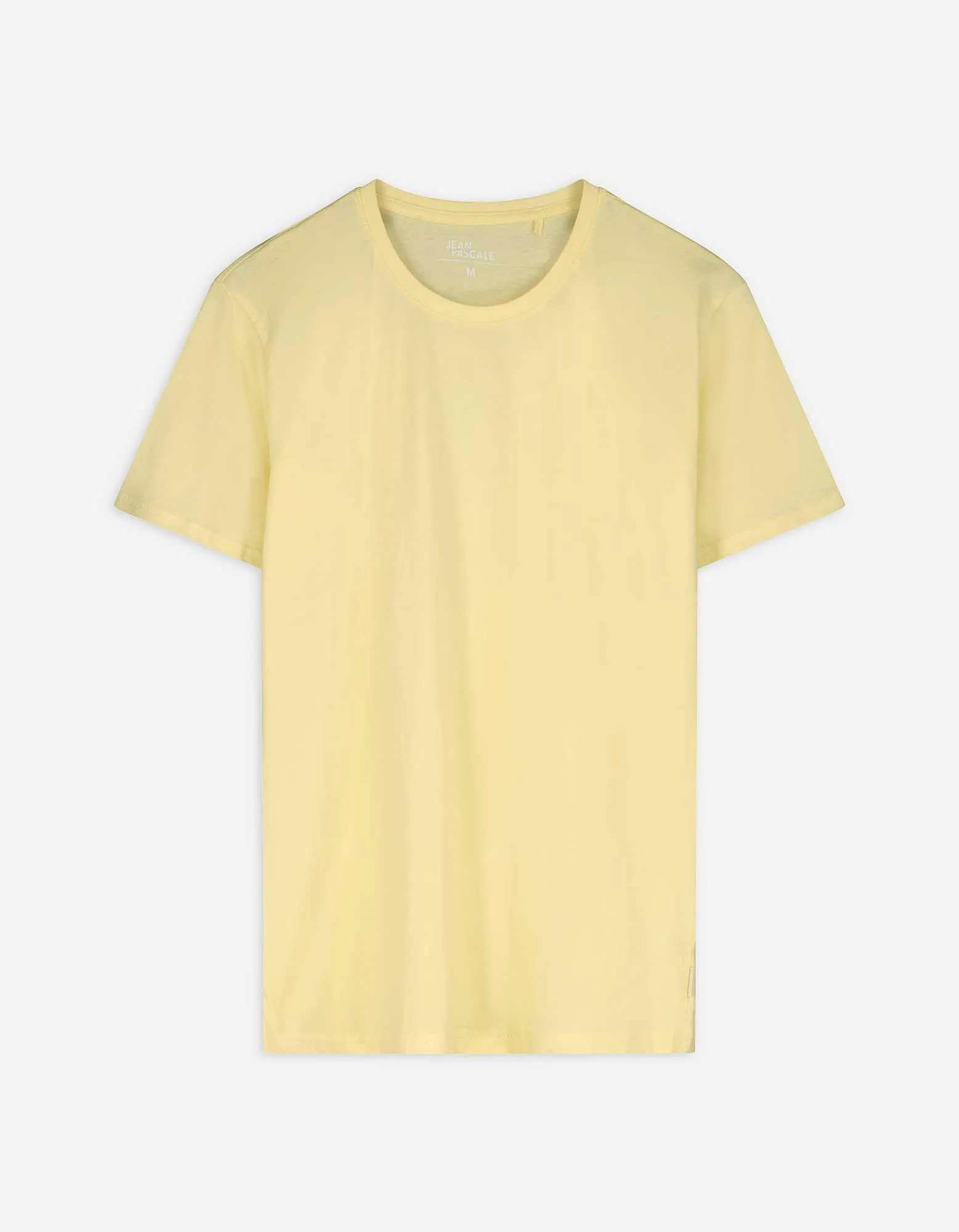 T-Shirt - einfarbig - hellgelb