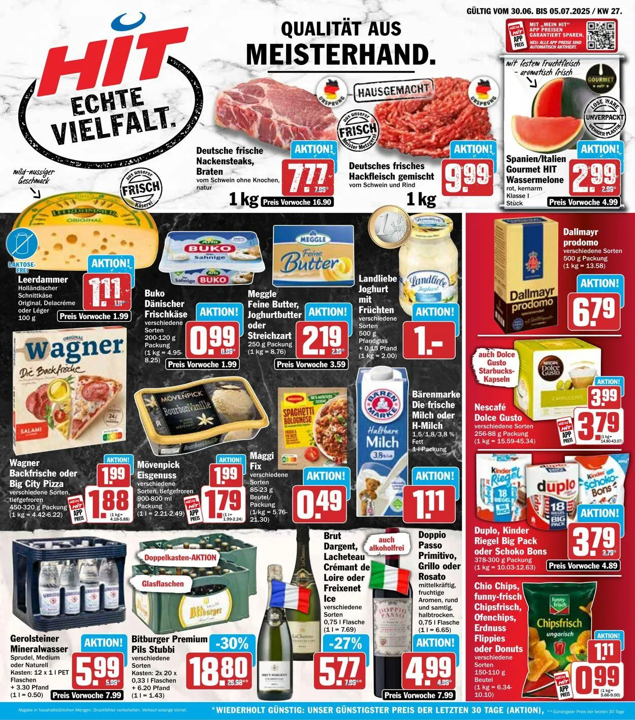 Hit - Münster von 30. Juni bis 5. Juli 2025 - Prospekt seite 1