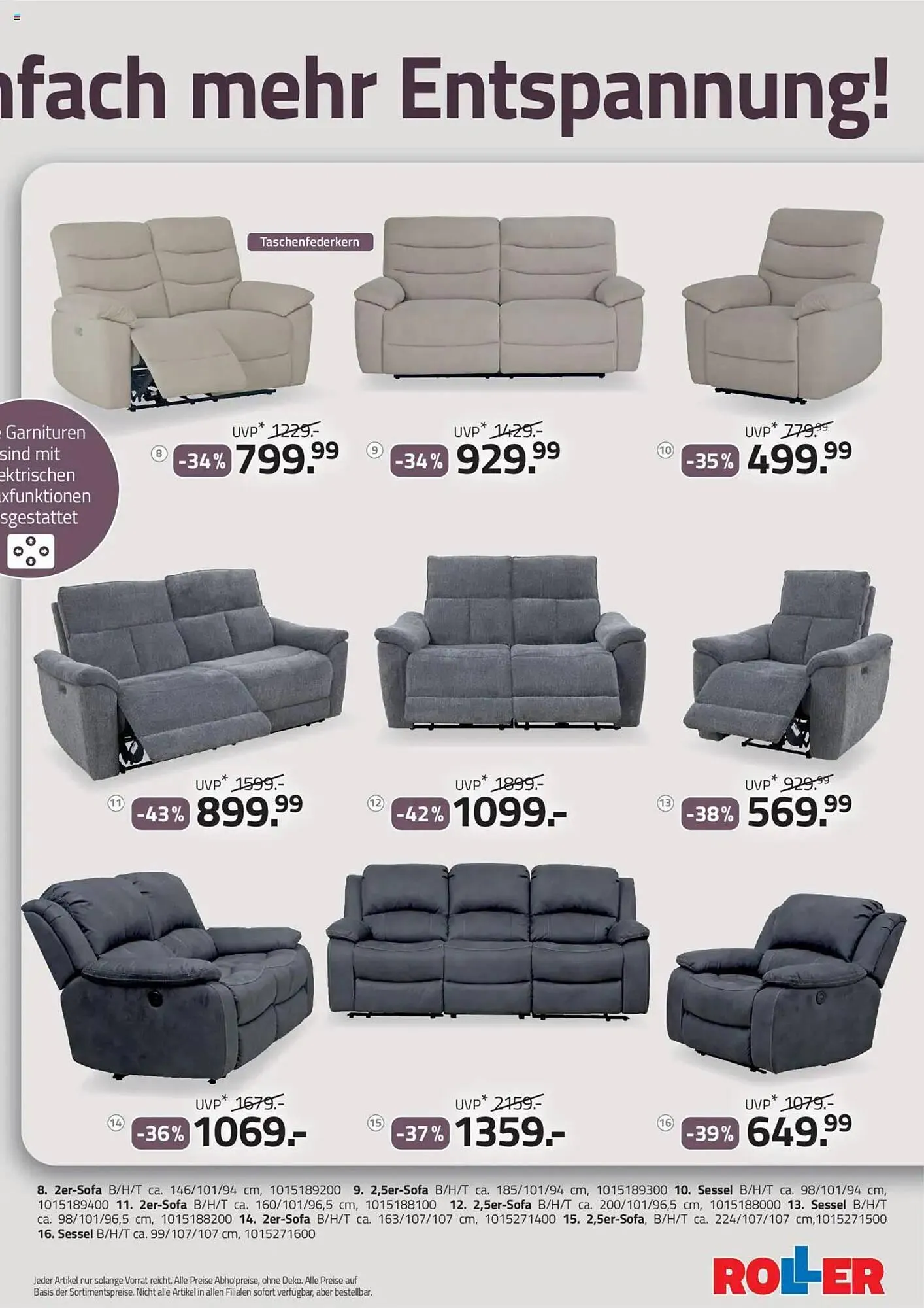 ROLLER Prospekt von 28. September bis 31. Dezember 2025 - Prospekt seite 7