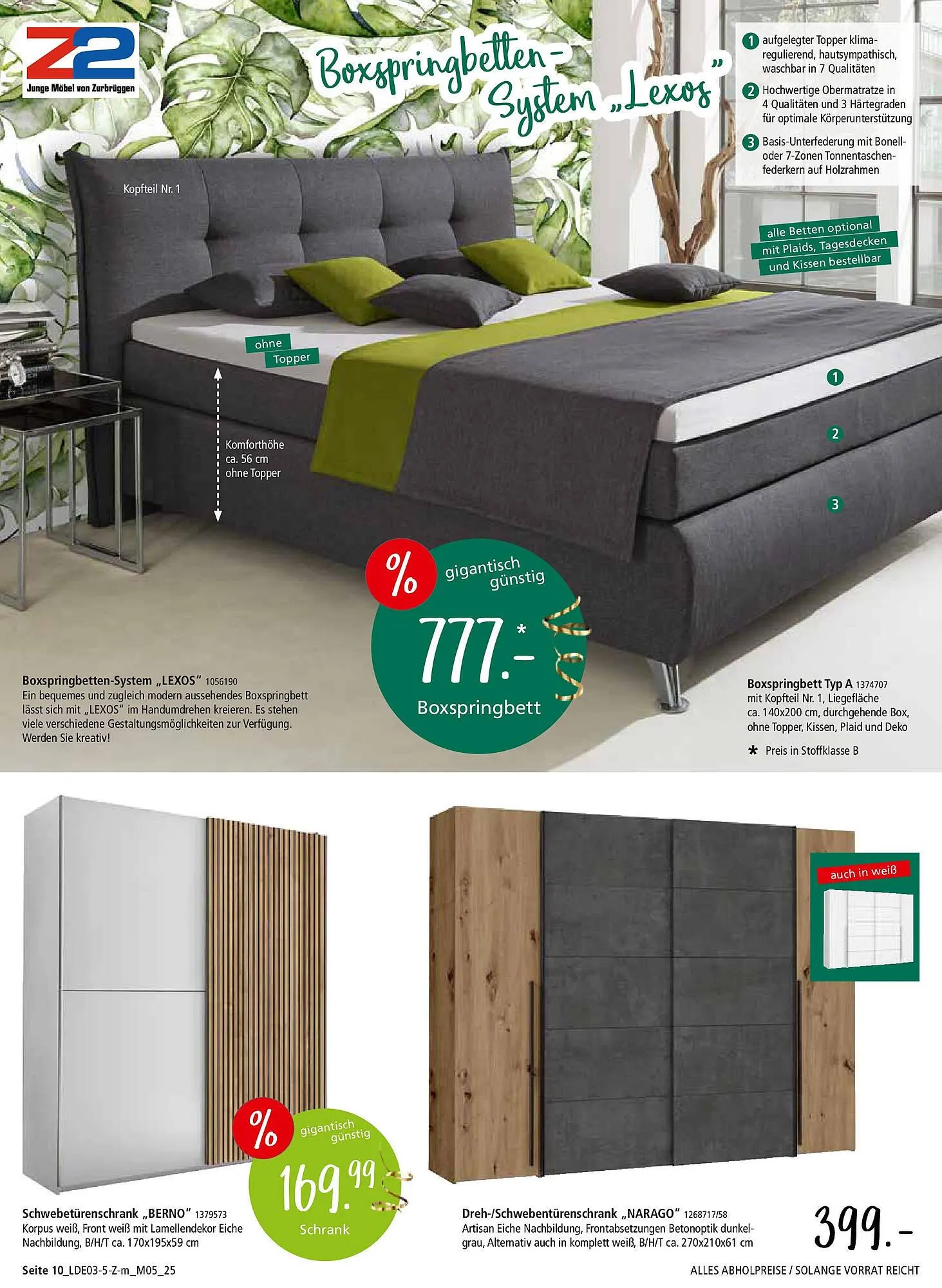 Zurbrüggen Prospekt von 28. März bis 3. Mai 2025 - Prospekt seite 12