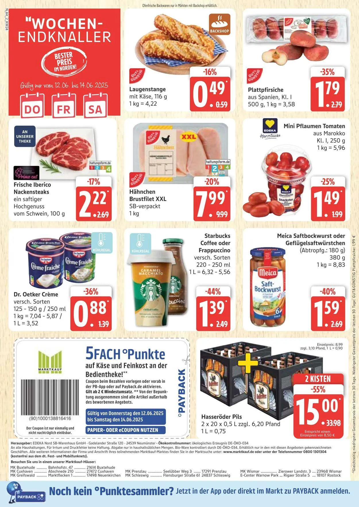 Marktkauf Aktueller Prospekt von 16. Juni bis 21. Juni 2025 - Prospekt seite 44