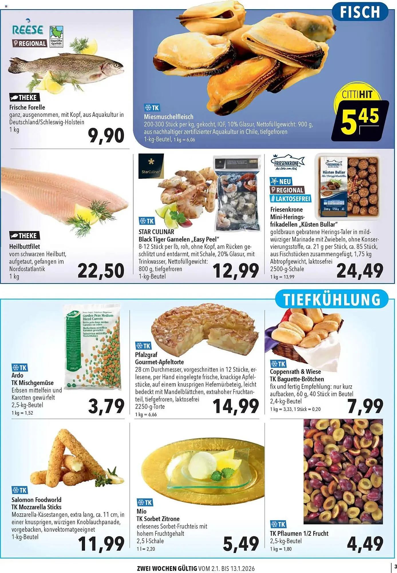 CITTI Markt Prospekt von 2. Januar bis 13. Januar 2026 - Prospekt seite 3