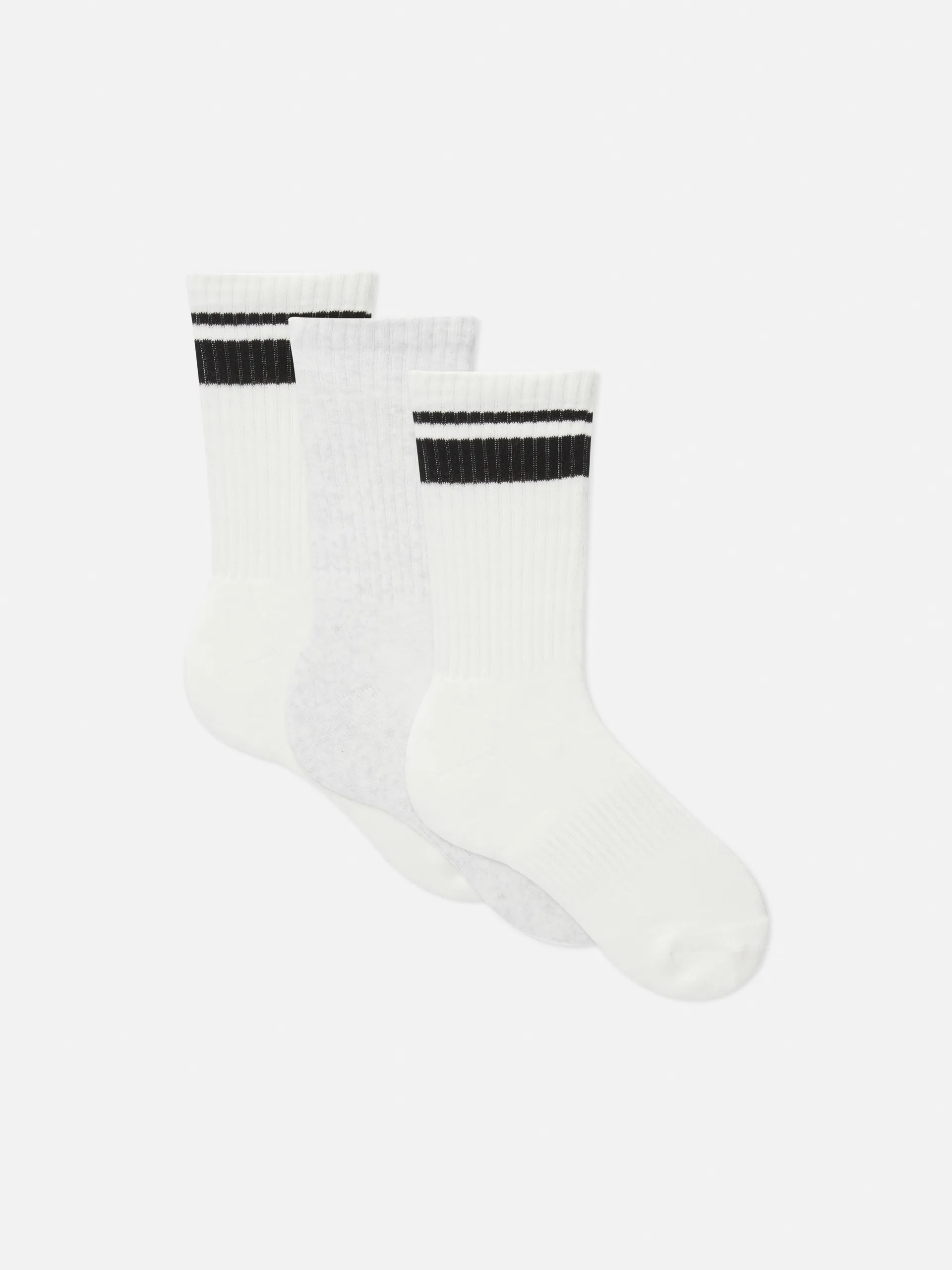 Crew-Sportsocken, 3er-Pack
