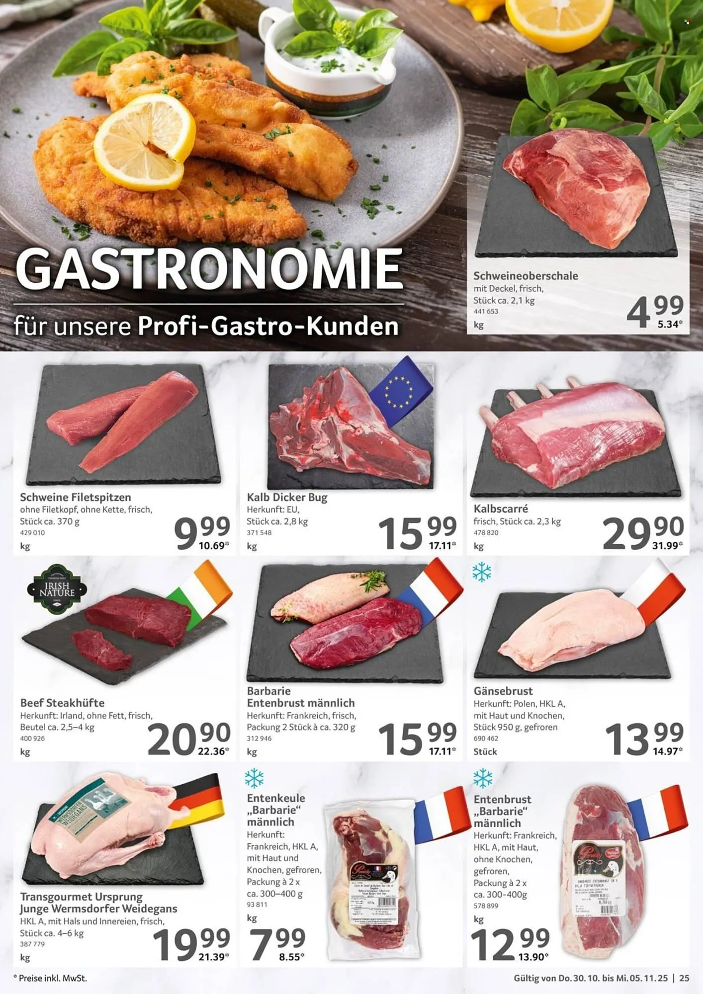 Selgros Prospekt von 30. Oktober bis 5. November 2025 - Prospekt seite 25