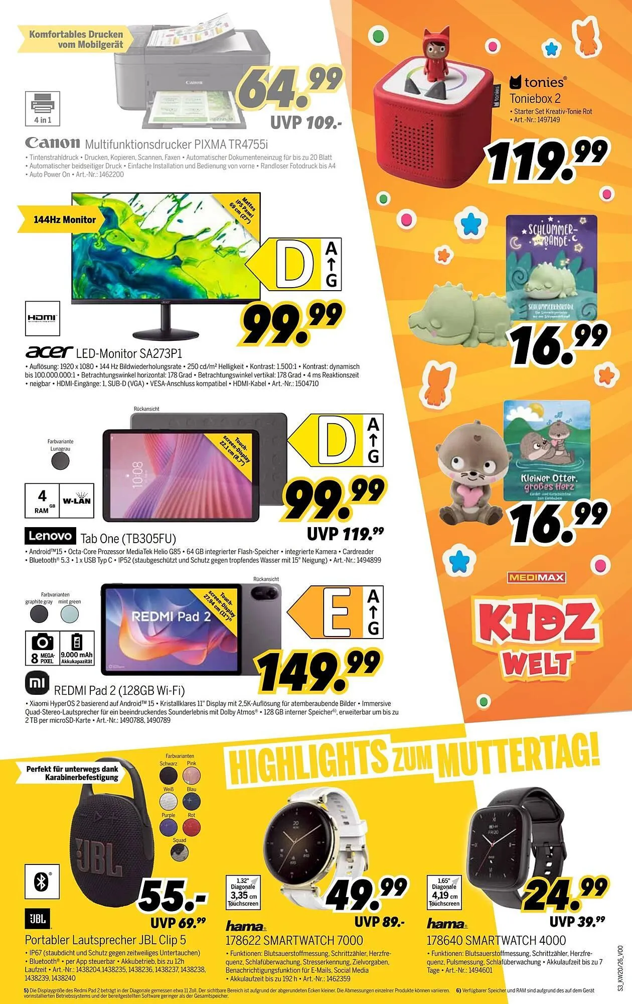 MEDIMAX Prospekt von 8. Mai bis 16. Mai 2026 - Prospekt seite 3