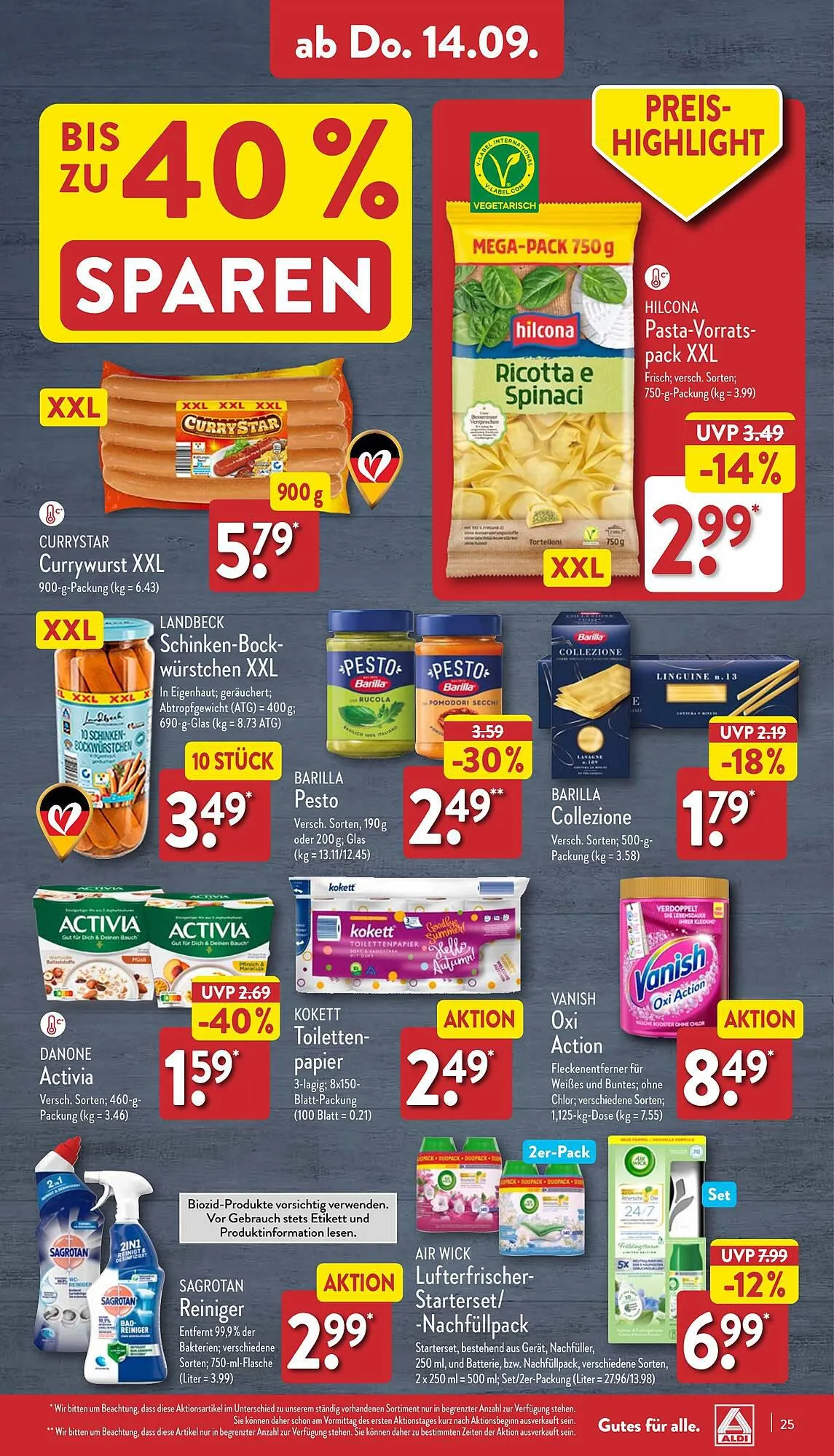 Aldi Duitsland Folder van 14 september tot 20 september 2023 - Folder pagina 25