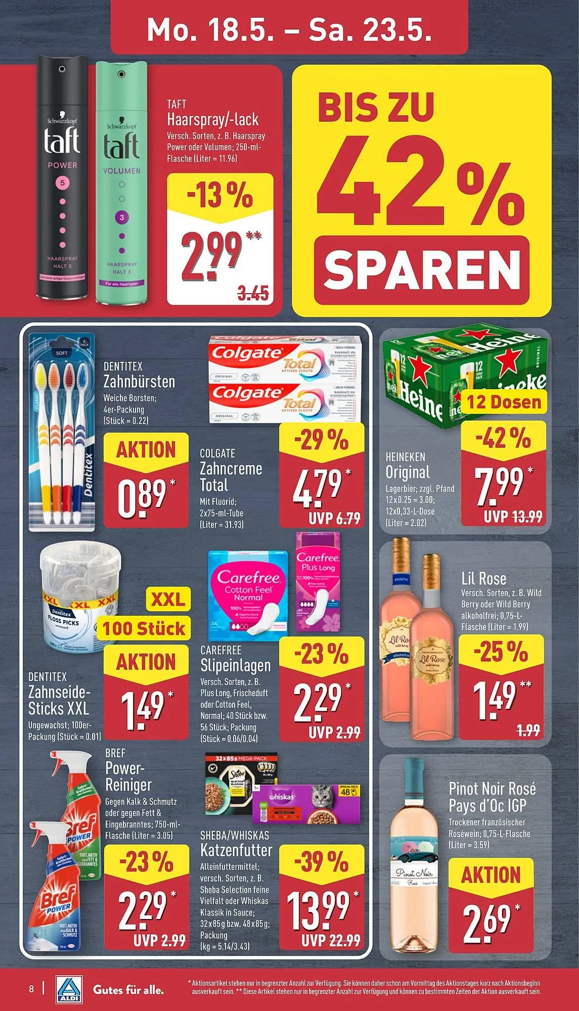Aldi Nord Prospekt von 18. Mai bis 23. Mai 2026 - Prospekt seite 8