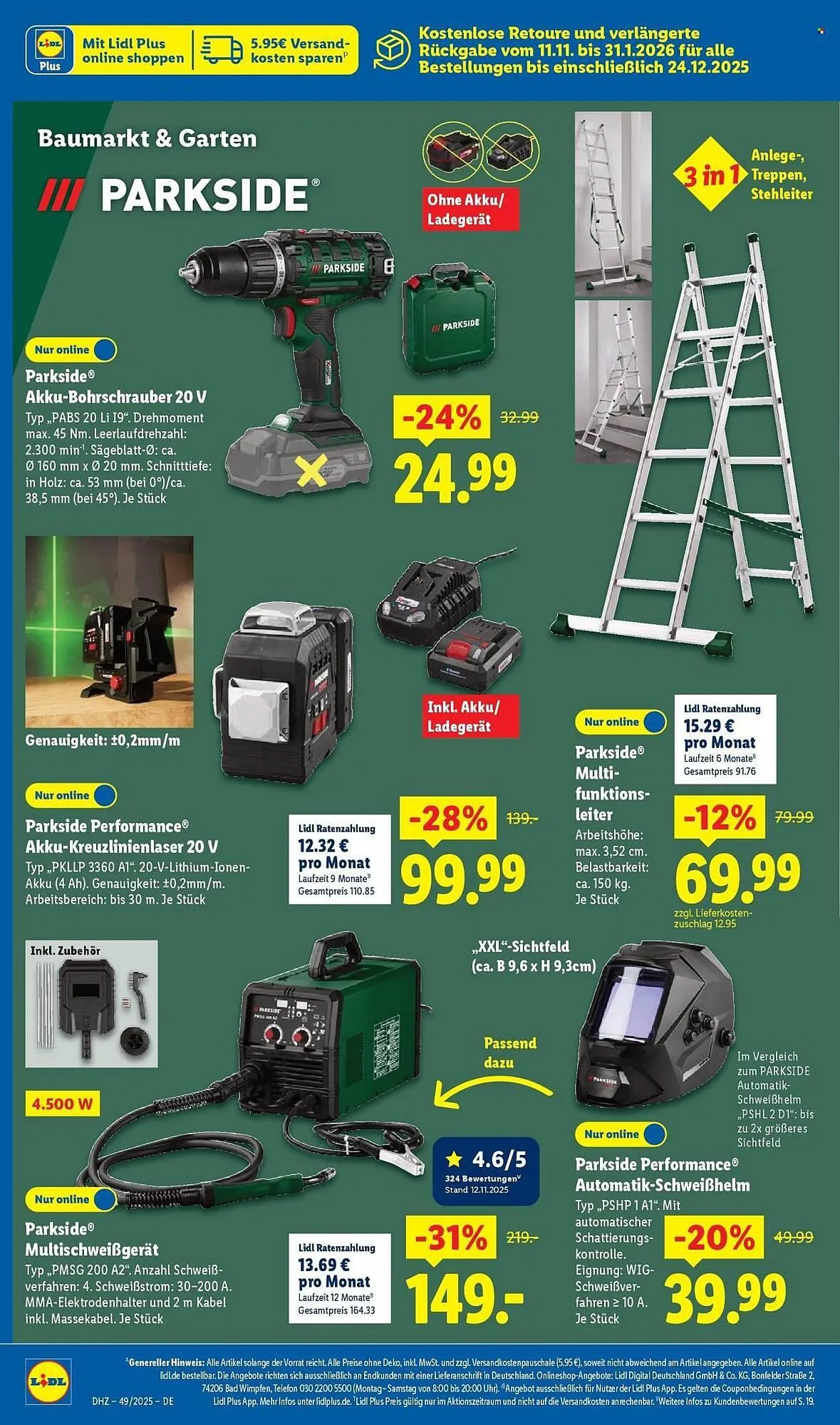Lidl Prospekt von 1. Dezember bis 6. Dezember 2025 - Prospekt seite 40
