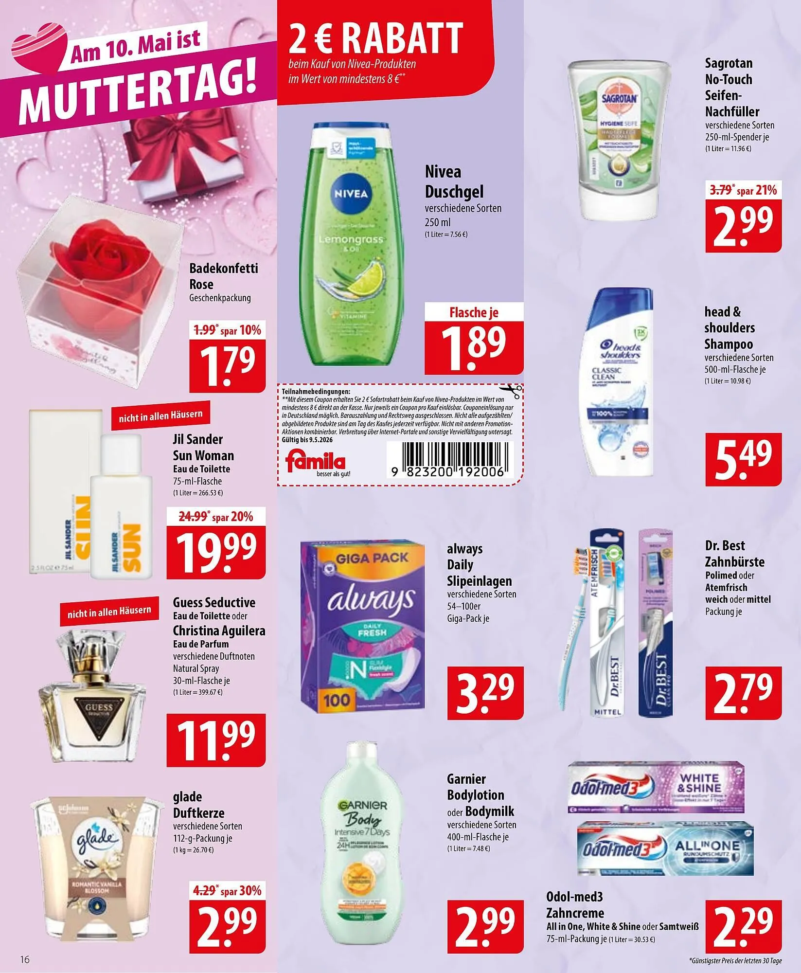 Famila Nord Ost Prospekt von 4. Mai bis 9. Mai 2026 - Prospekt seite 16
