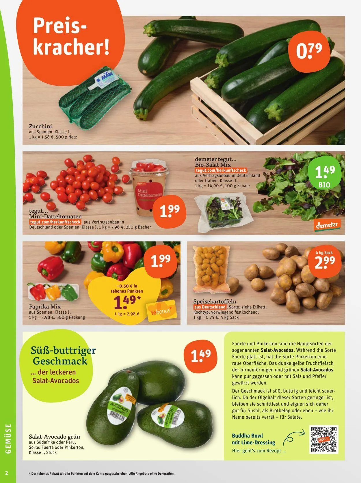 Tegut Aktueller Prospekt von 5. Mai bis 11. Mai 2025 - Prospekt seite 4
