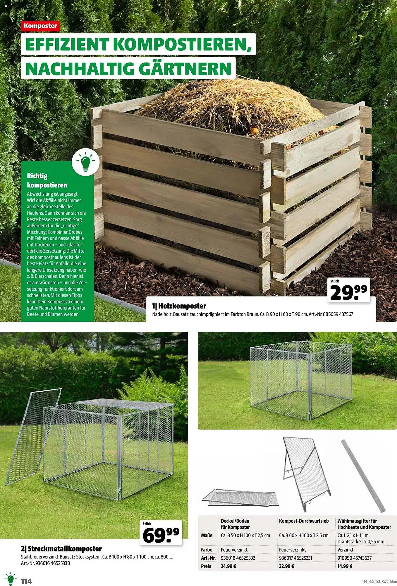 Hagebau Prospekt von 2. März bis 31. Dezember 2026 - Prospekt seite 114