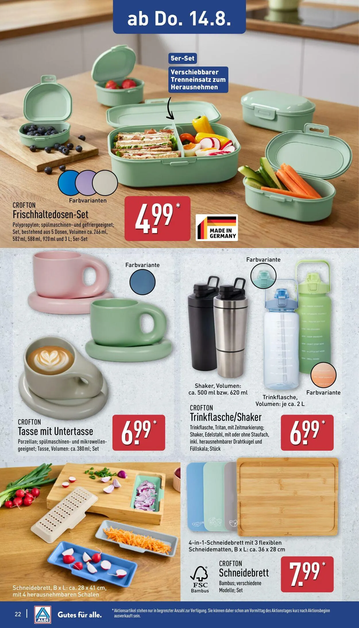 Aldi-Nord von 11. August bis 16. August 2025 - Prospekt seite 22