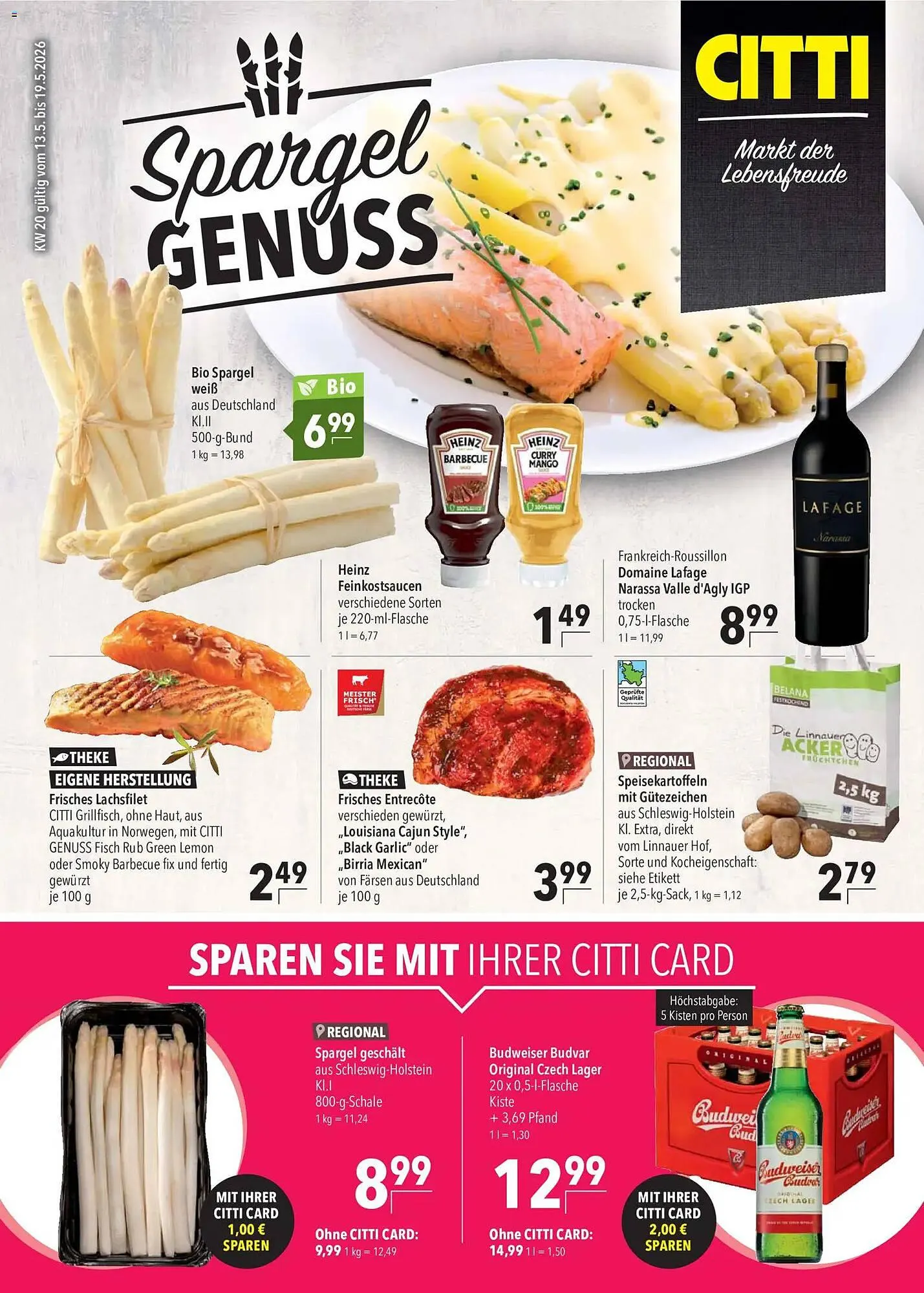 CITTI Markt Prospekt von 13. Mai bis 19. Mai 2026 - Prospekt seite 1