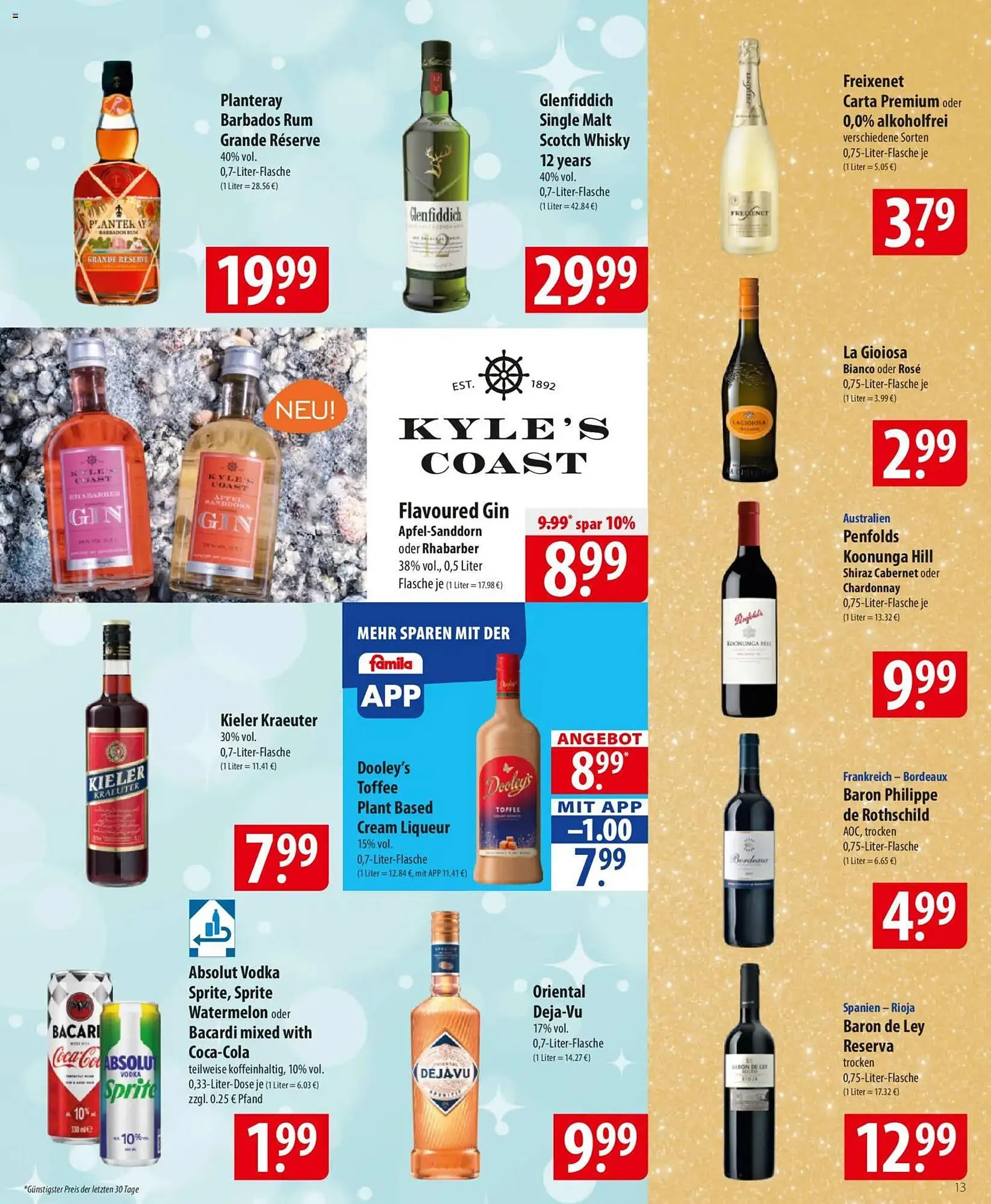 Famila Nord Ost Prospekt von 15. Dezember bis 20. Dezember 2025 - Prospekt seite 13