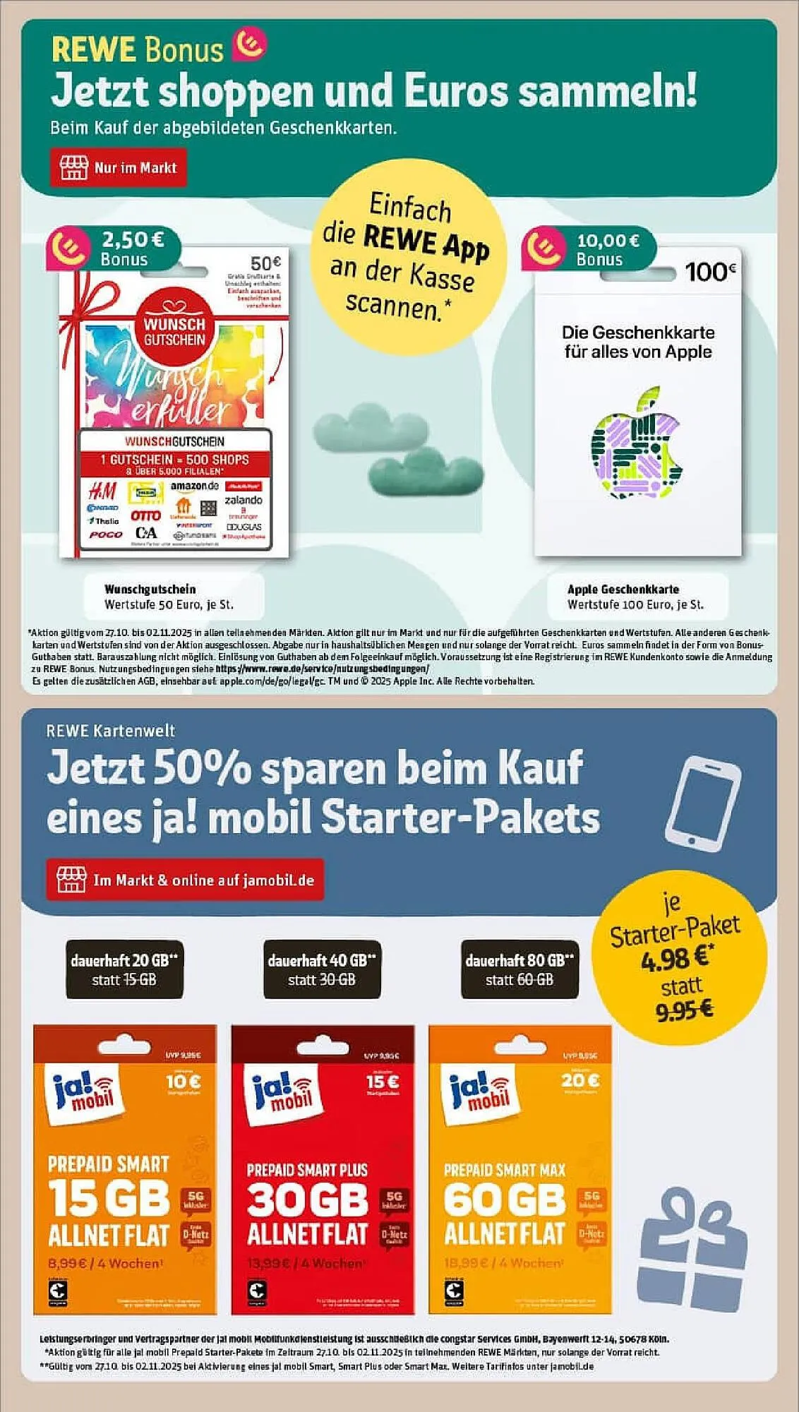 REWE Prospekt von 26. Oktober bis 2. November 2025 - Prospekt seite 28