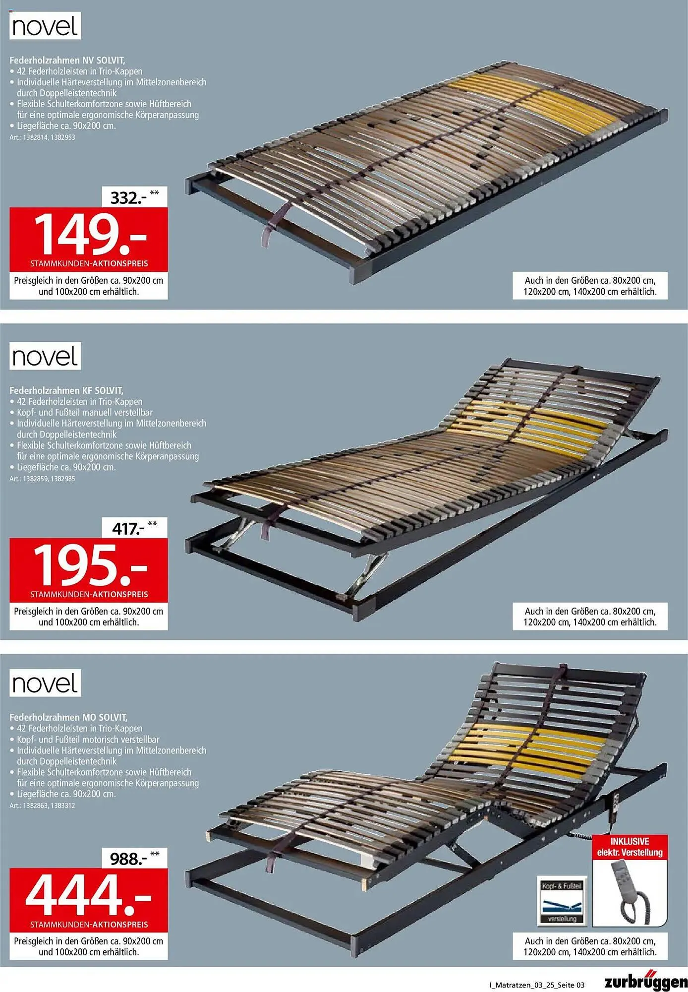 Zurbrüggen Prospekt von 15. November bis 28. Februar 2026 - Prospekt seite 3