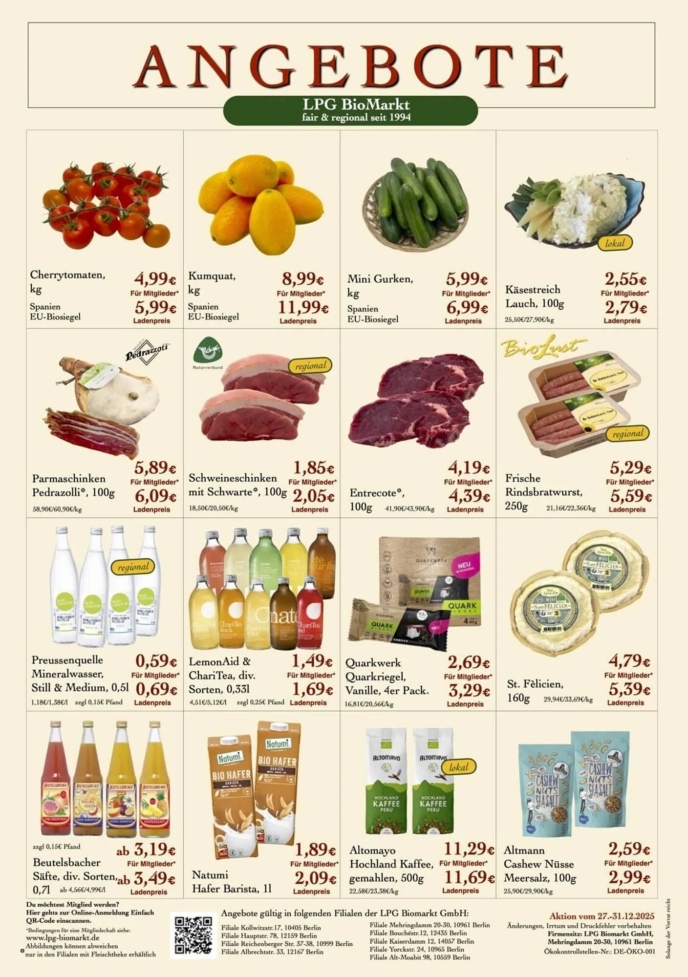 LPG Biomarkt Prospekt von 27. Dezember bis 31. Dezember 2025 - Prospekt seite 2