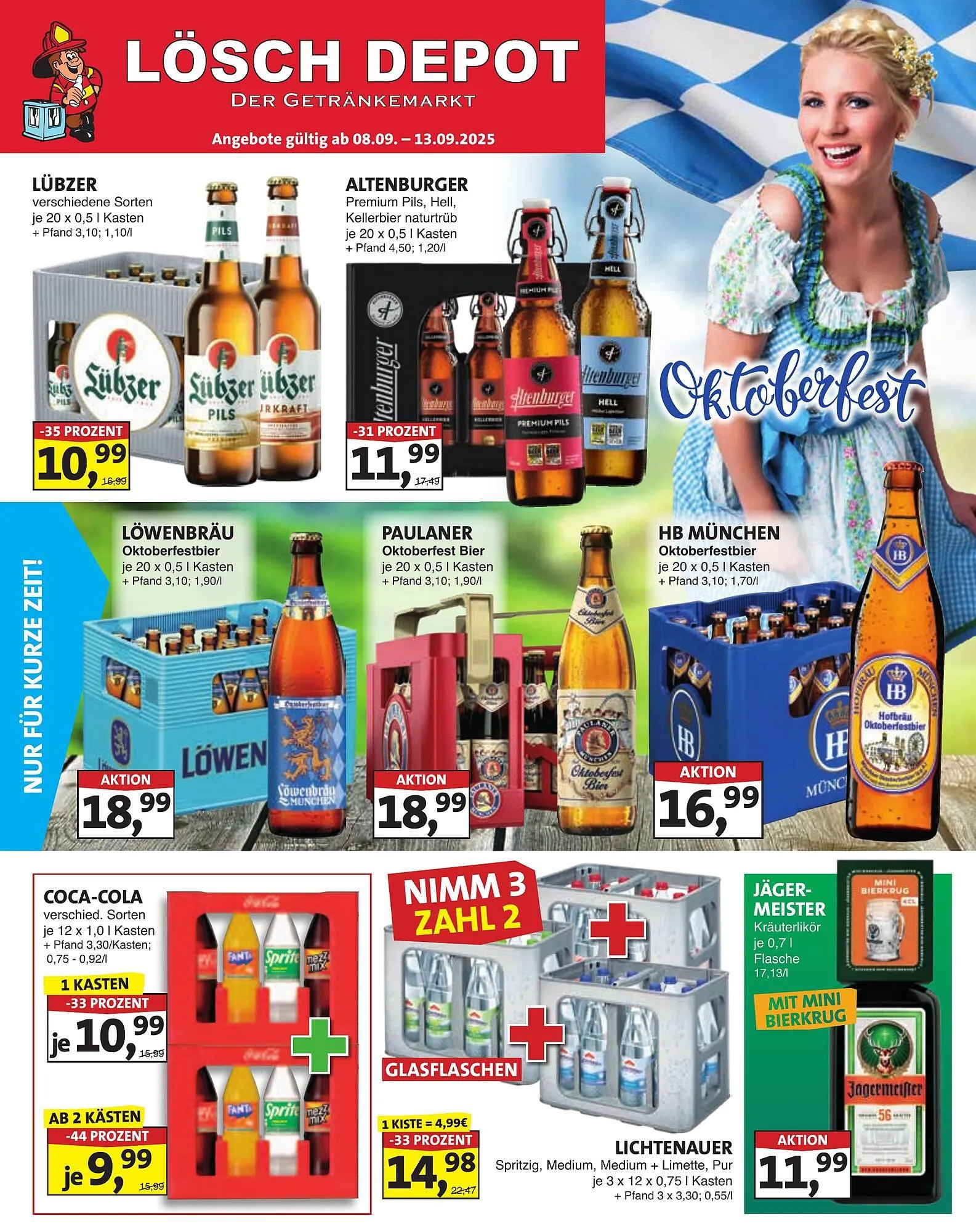 Lösch Depot Prospekt von 8. September bis 13. September 2025 - Prospekt seite 1