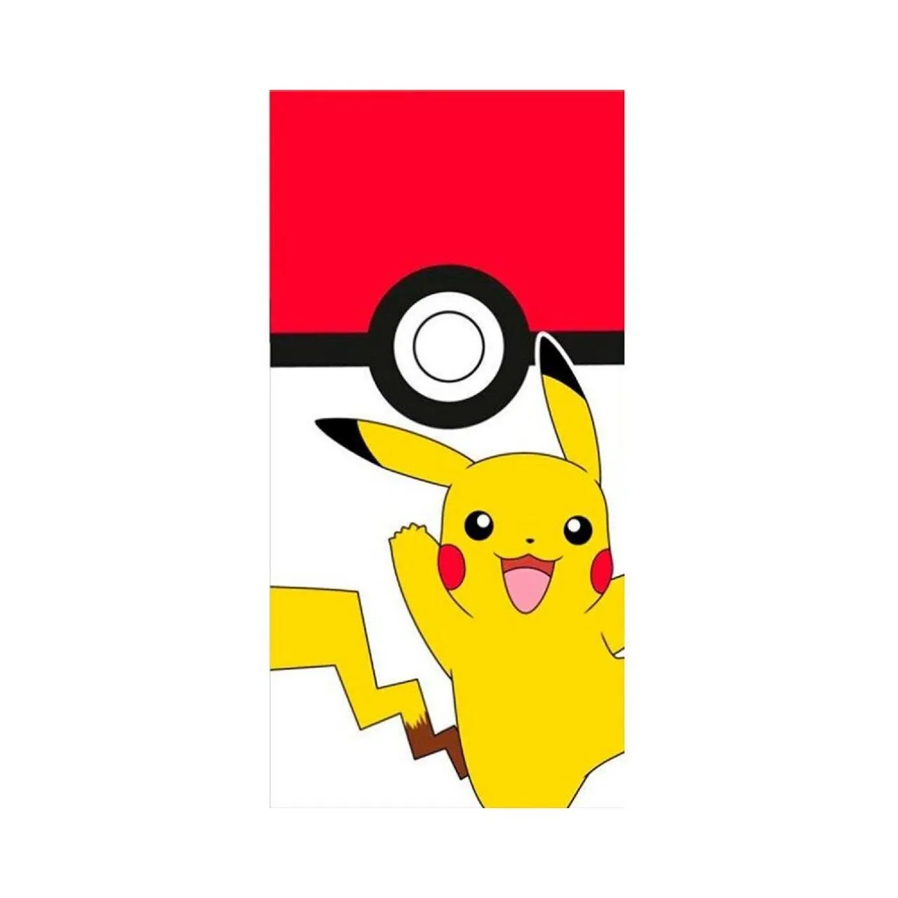 Pokémon Baumwoll-Badetuch Perfektes Strandtuch für kleine Abenteurer, 70cm x 140cm