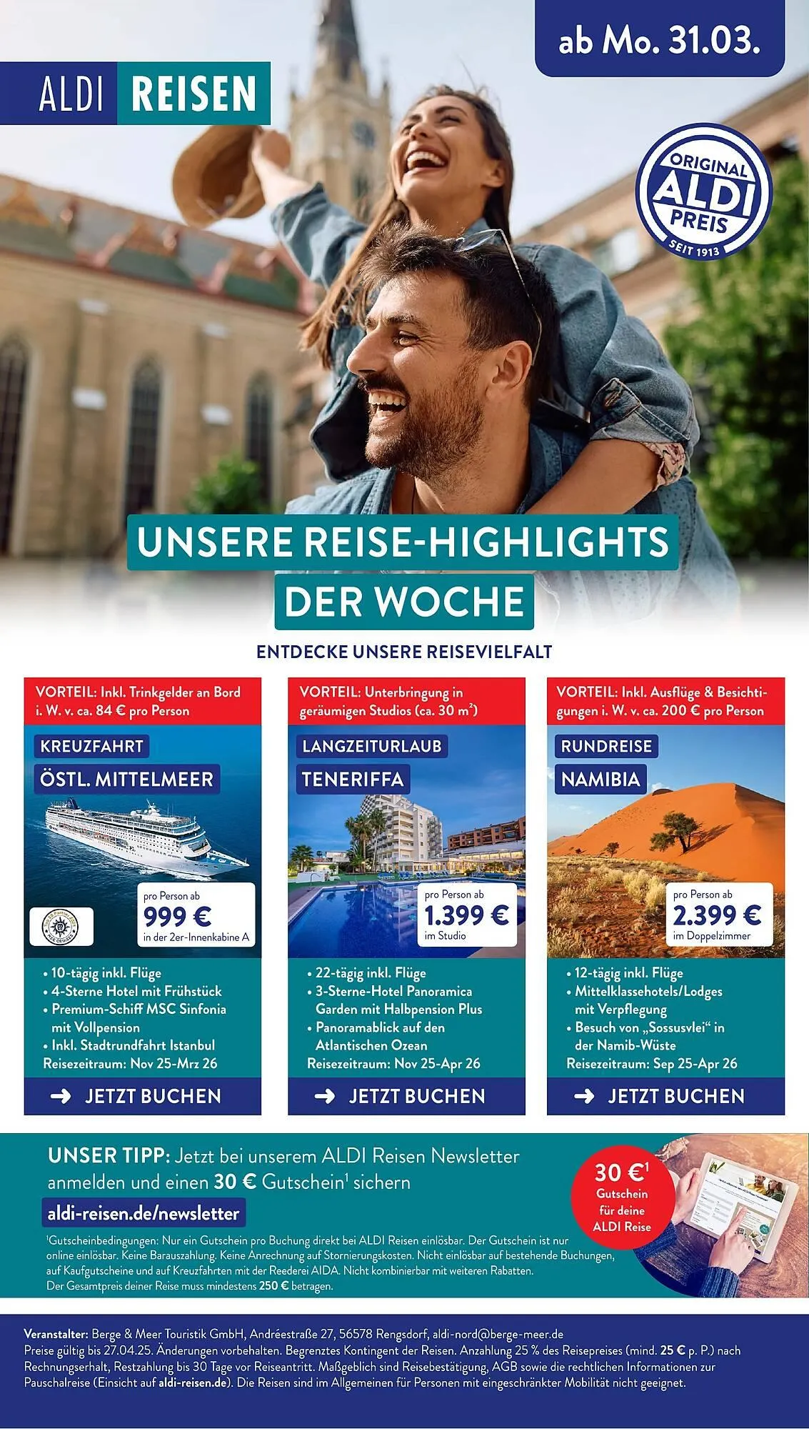 Aldi Nord Prospekt von 22. April bis 26. April 2025 - Prospekt seite 43