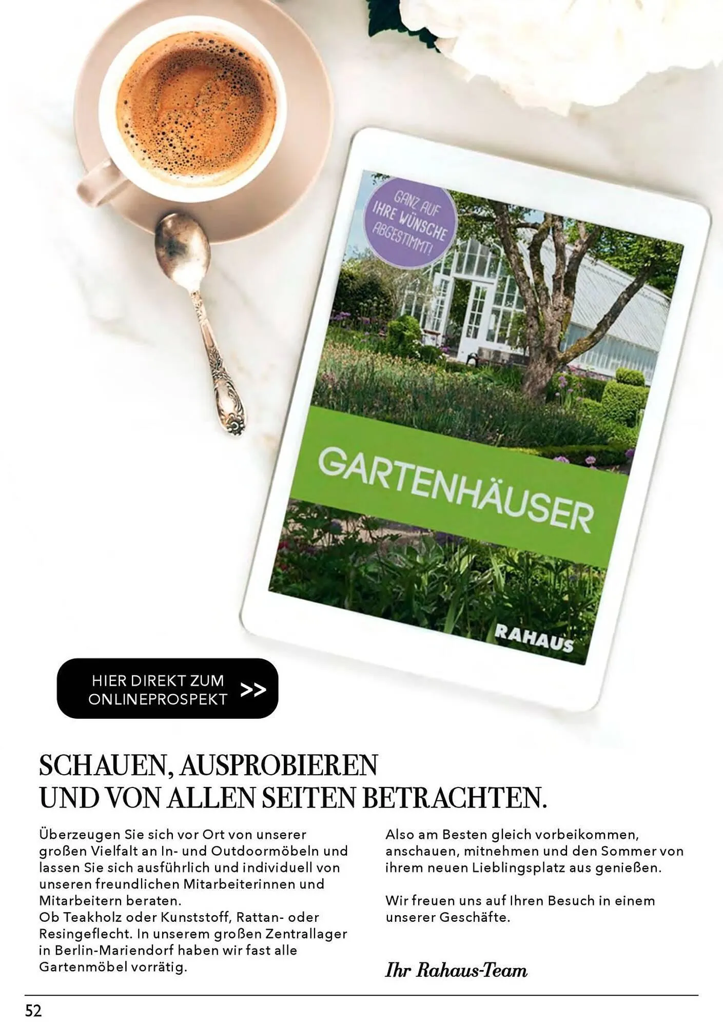 Rahaus Katalog von 7. April bis 31. Dezember 2026 - Prospekt seite 52