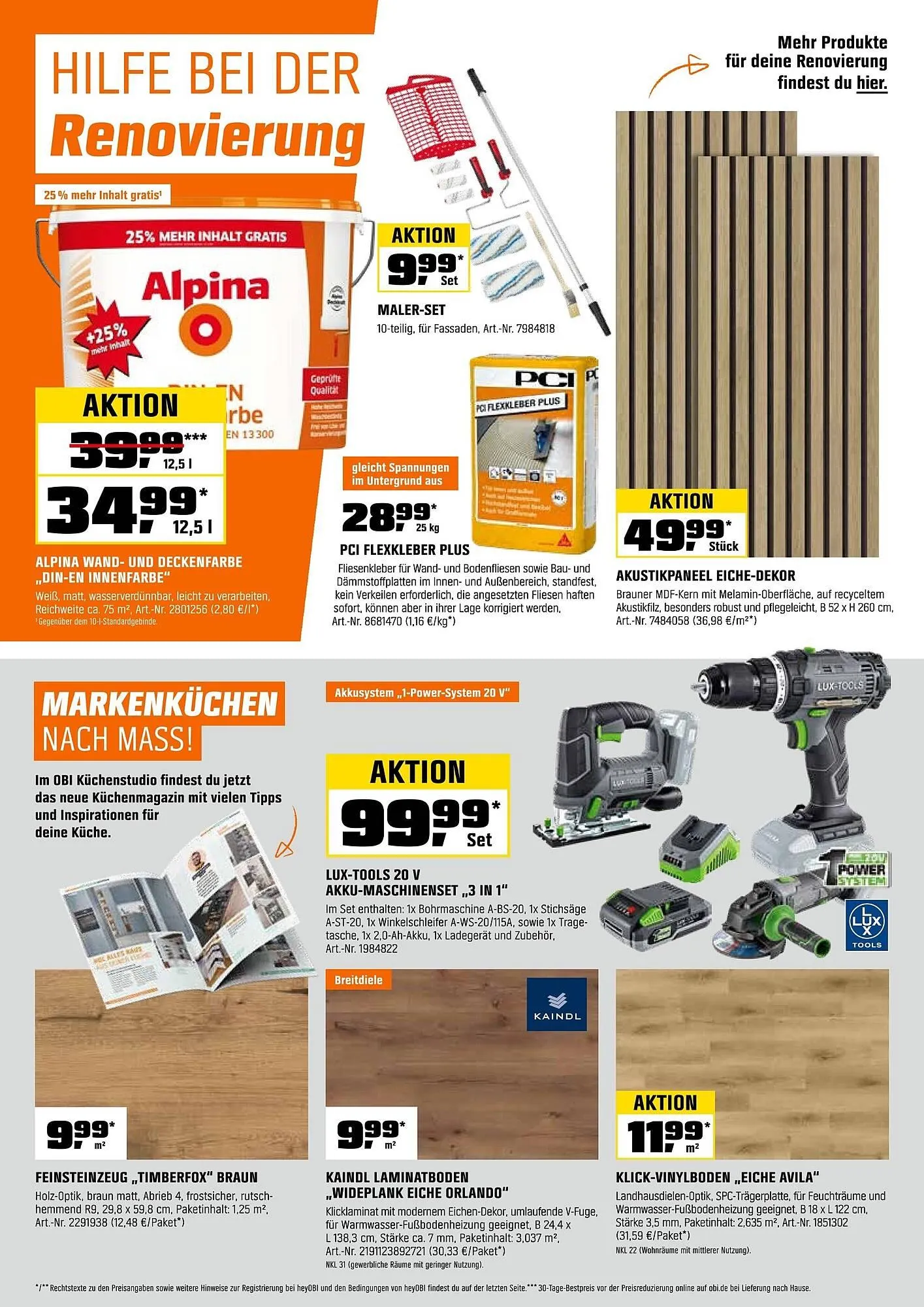 OBI Prospekt von 1. März bis 31. März 2026 - Prospekt seite 18