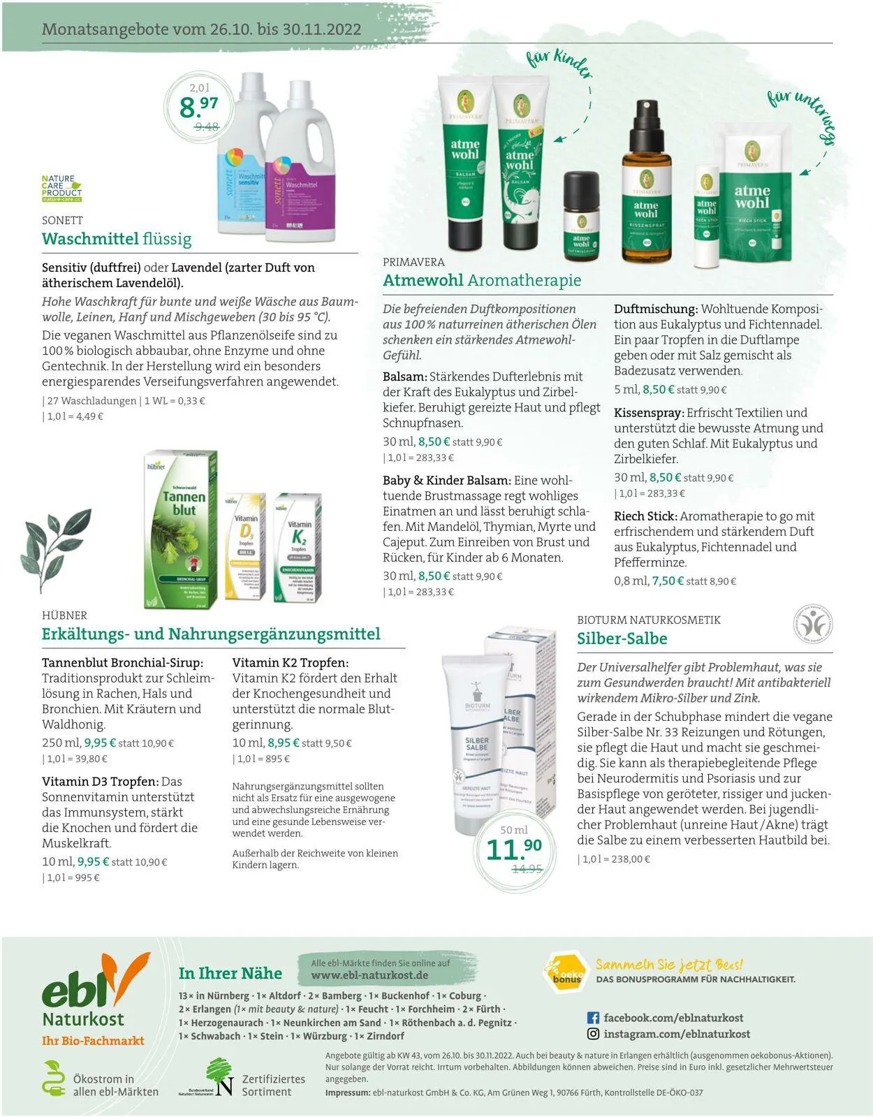 ebl Naturkos von 5. Oktober bis 11. Oktober 2023 - Prospekt seite 4